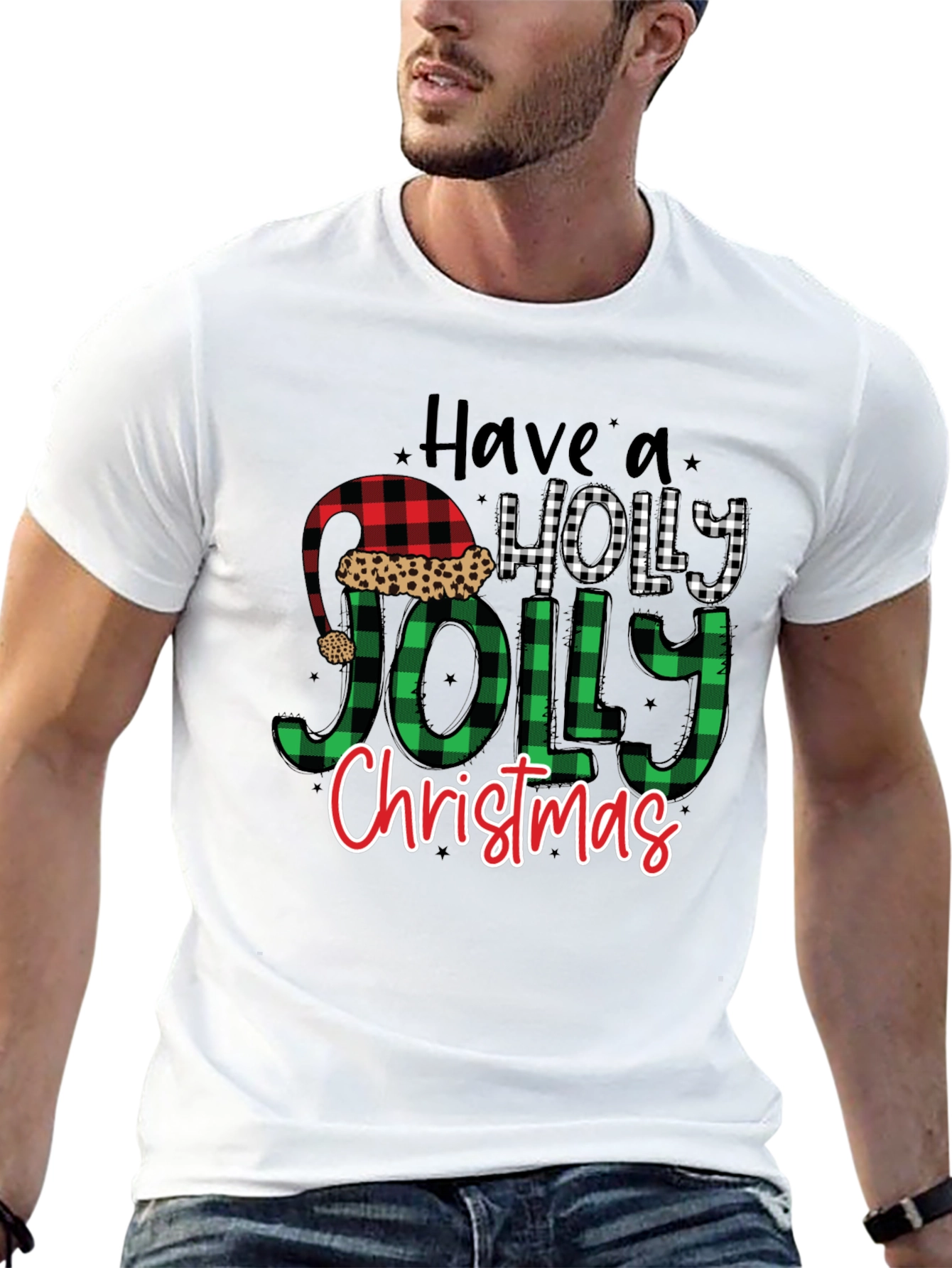 Holly Jolly Christmas Graphic Tee