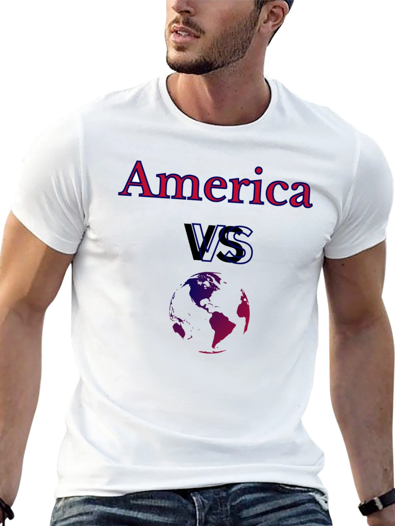America VS the World Graphic T-Shirt