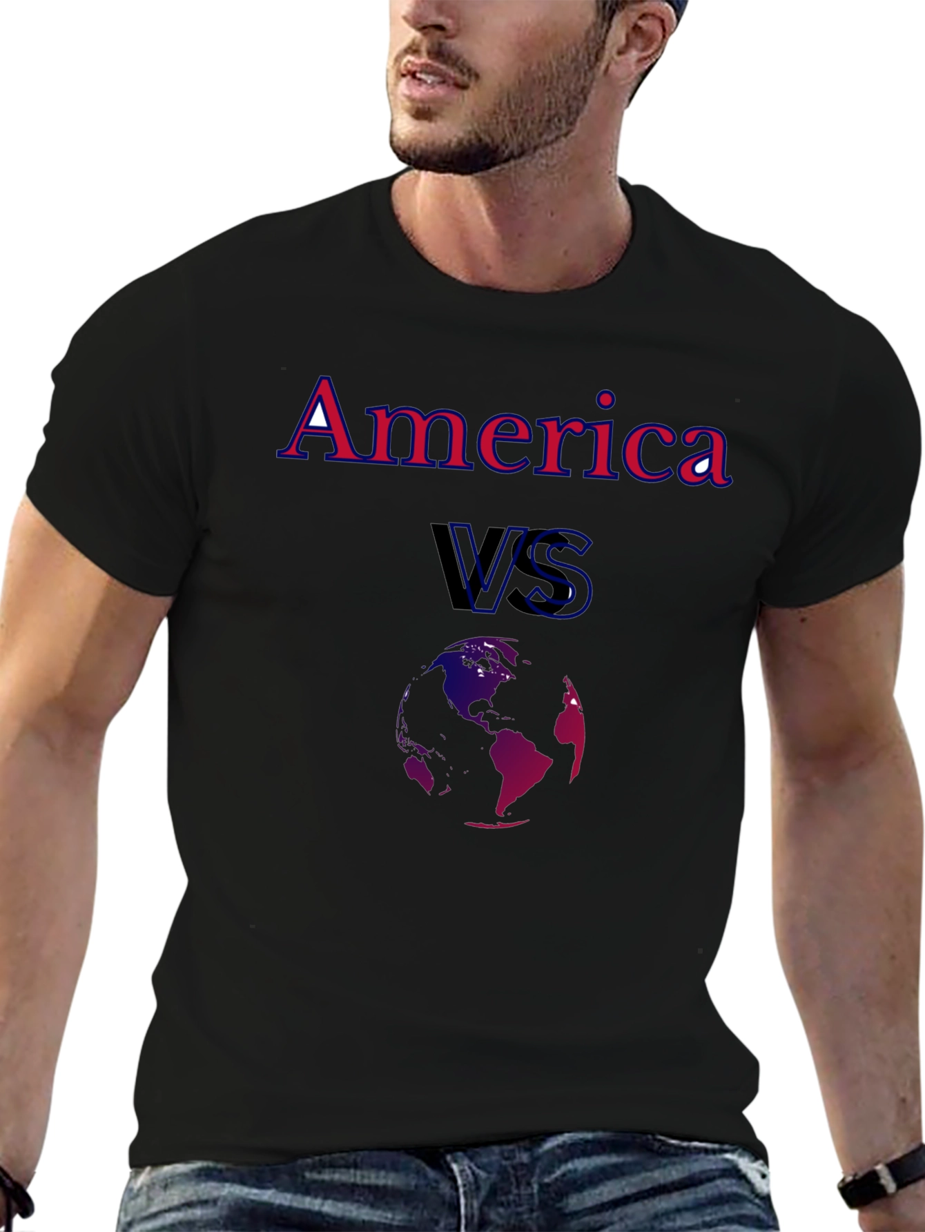 America VS the World Graphic T-Shirt
