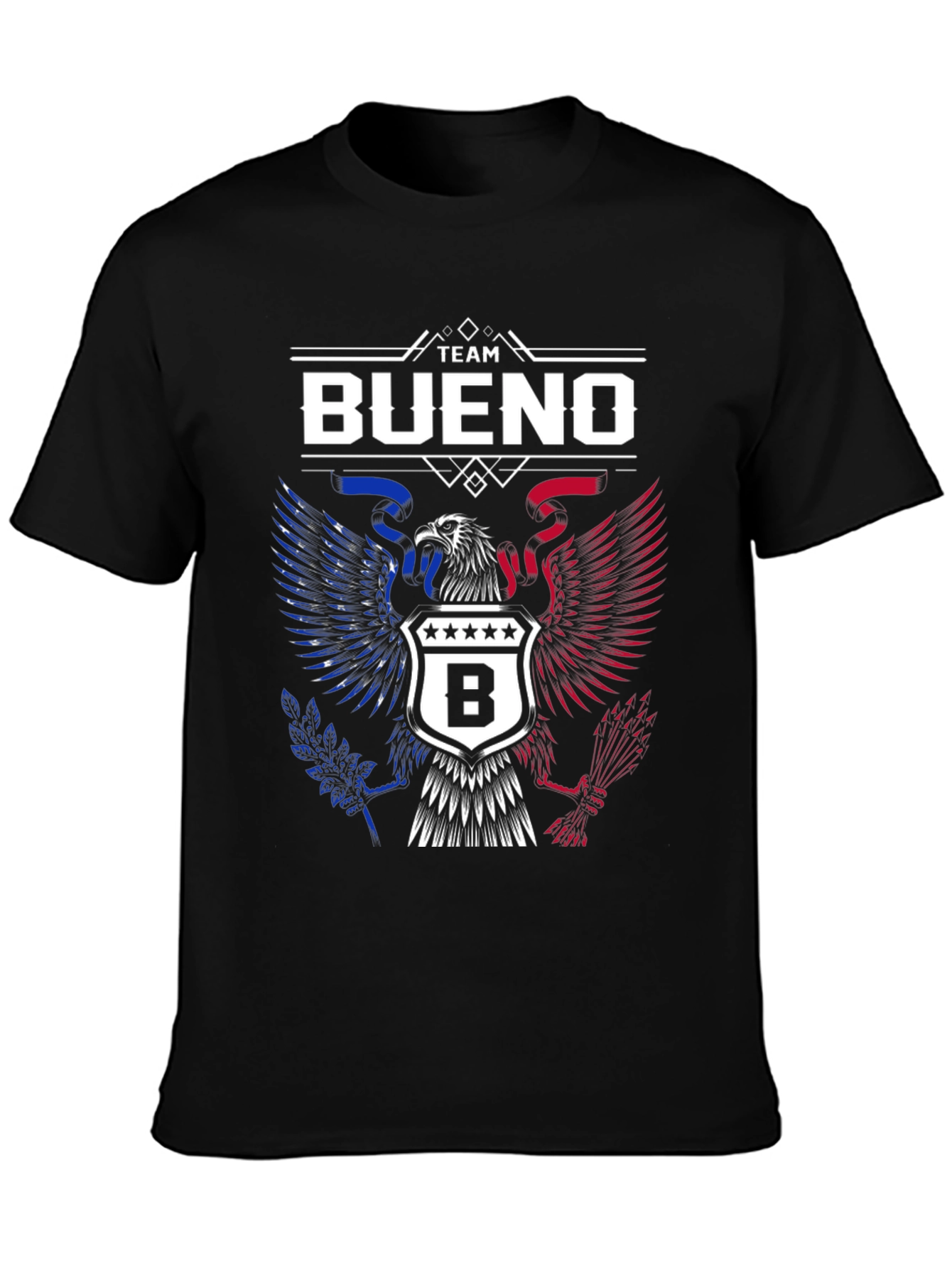 Team Bueno Patriotic Eagle Crest T-Shirt