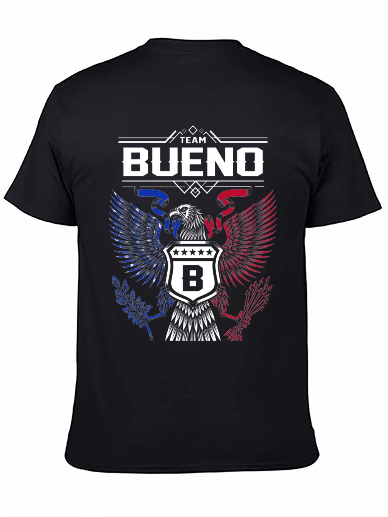 Team Bueno Patriotic Eagle Crest T-Shirt