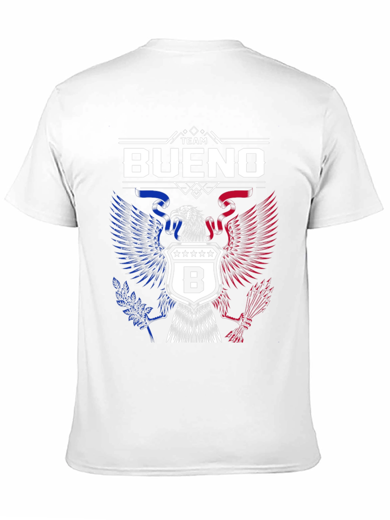Team Bueno Patriotic Eagle Crest T-Shirt