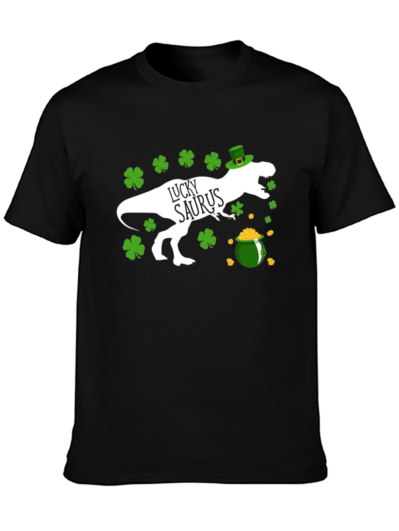 Lucky Saurus St. Patricks Day Graphic Tee