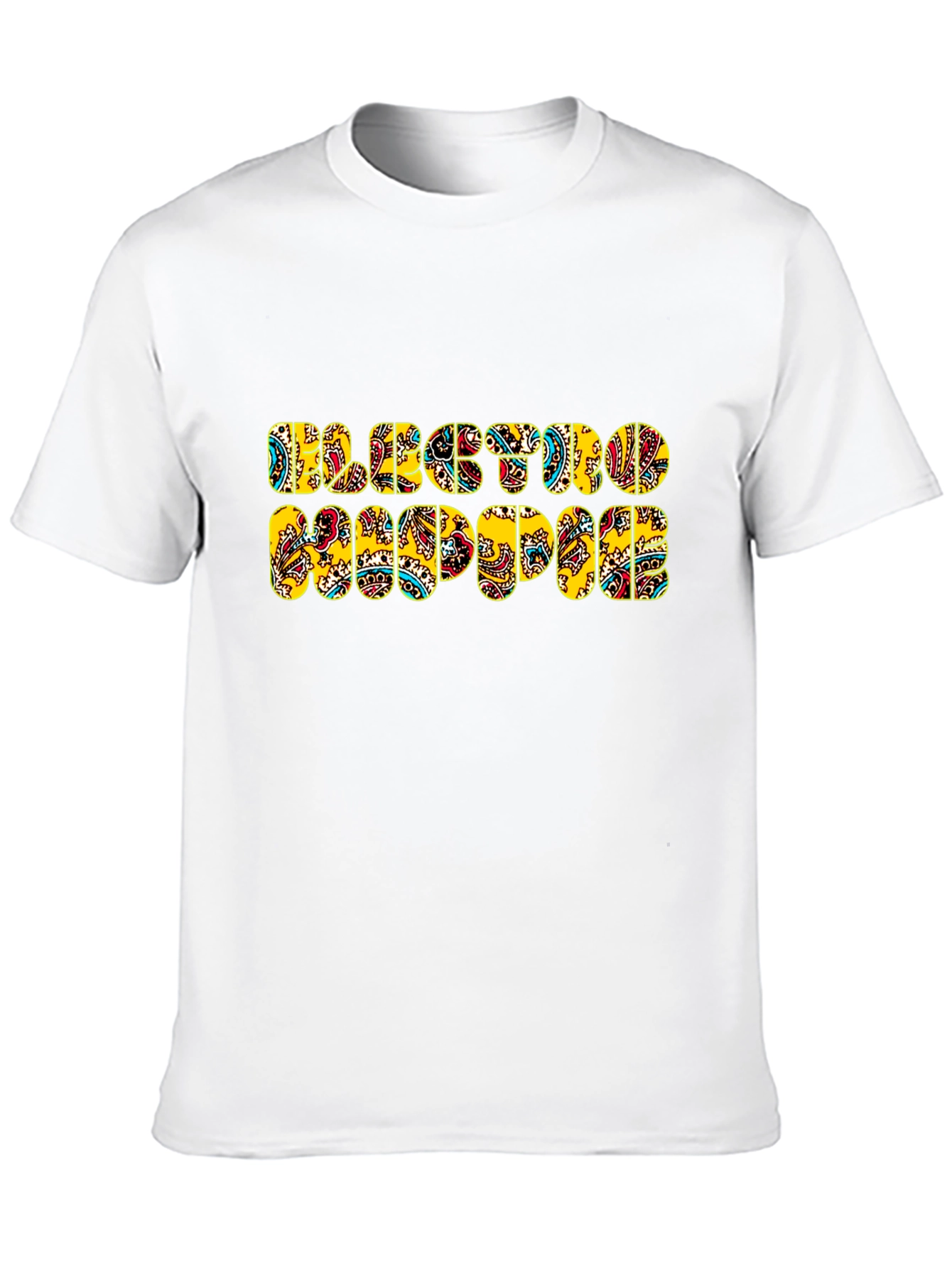 Electro Hippie Graphic T-Shirt - Black