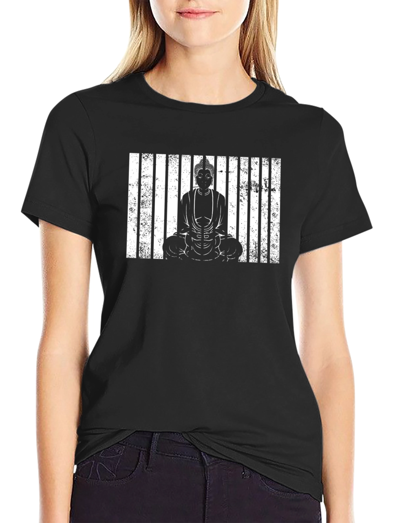 Buddha Graphic Print Mens T-Shirt