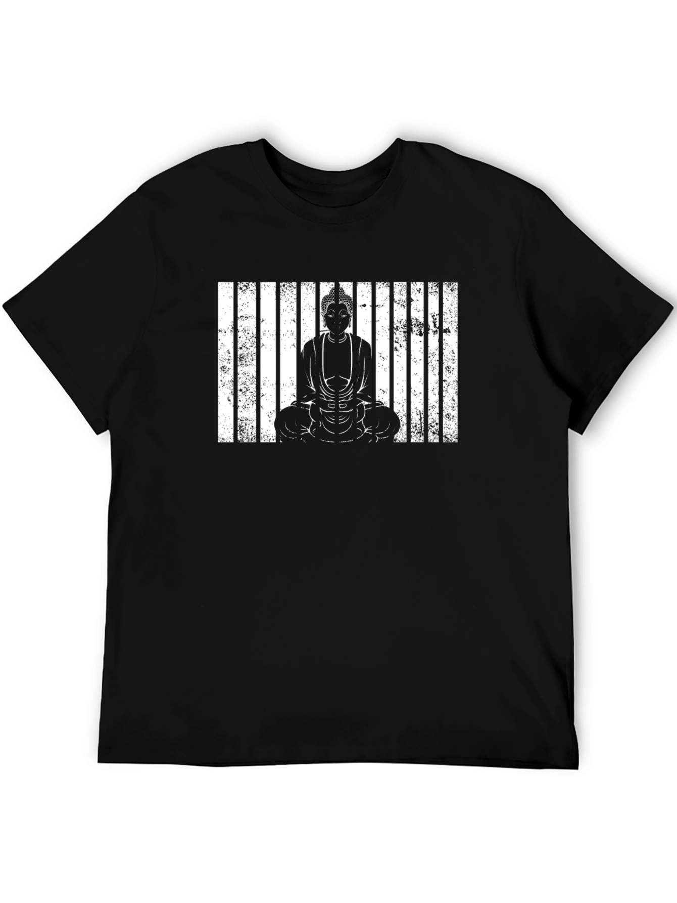 Buddha Graphic Print Mens T-Shirt