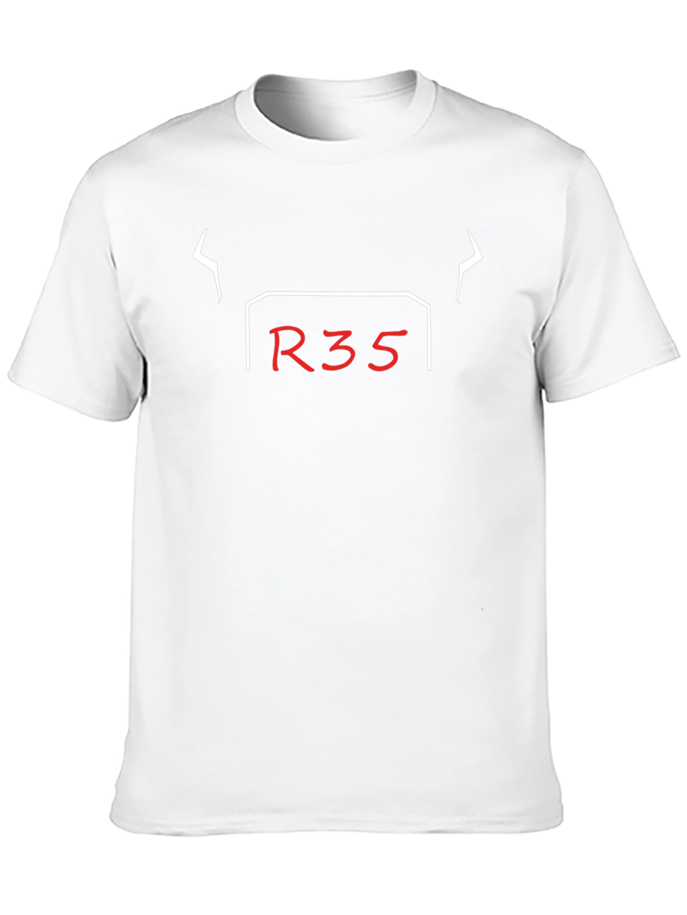 R35 Graphic Tee - Black Cotton Car Enthusiast T-Shirt