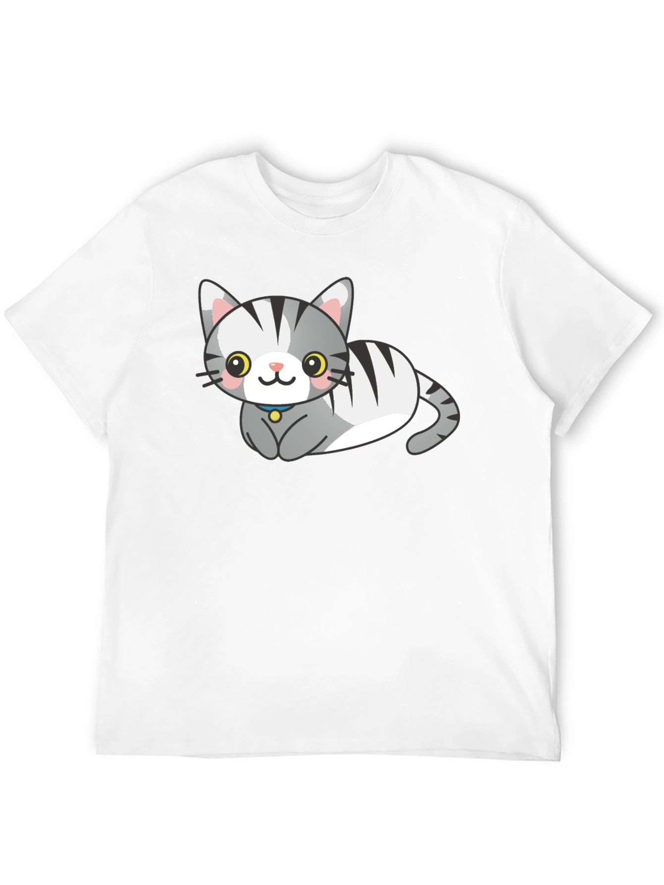 Cute Cartoon Cat Graphic Tee