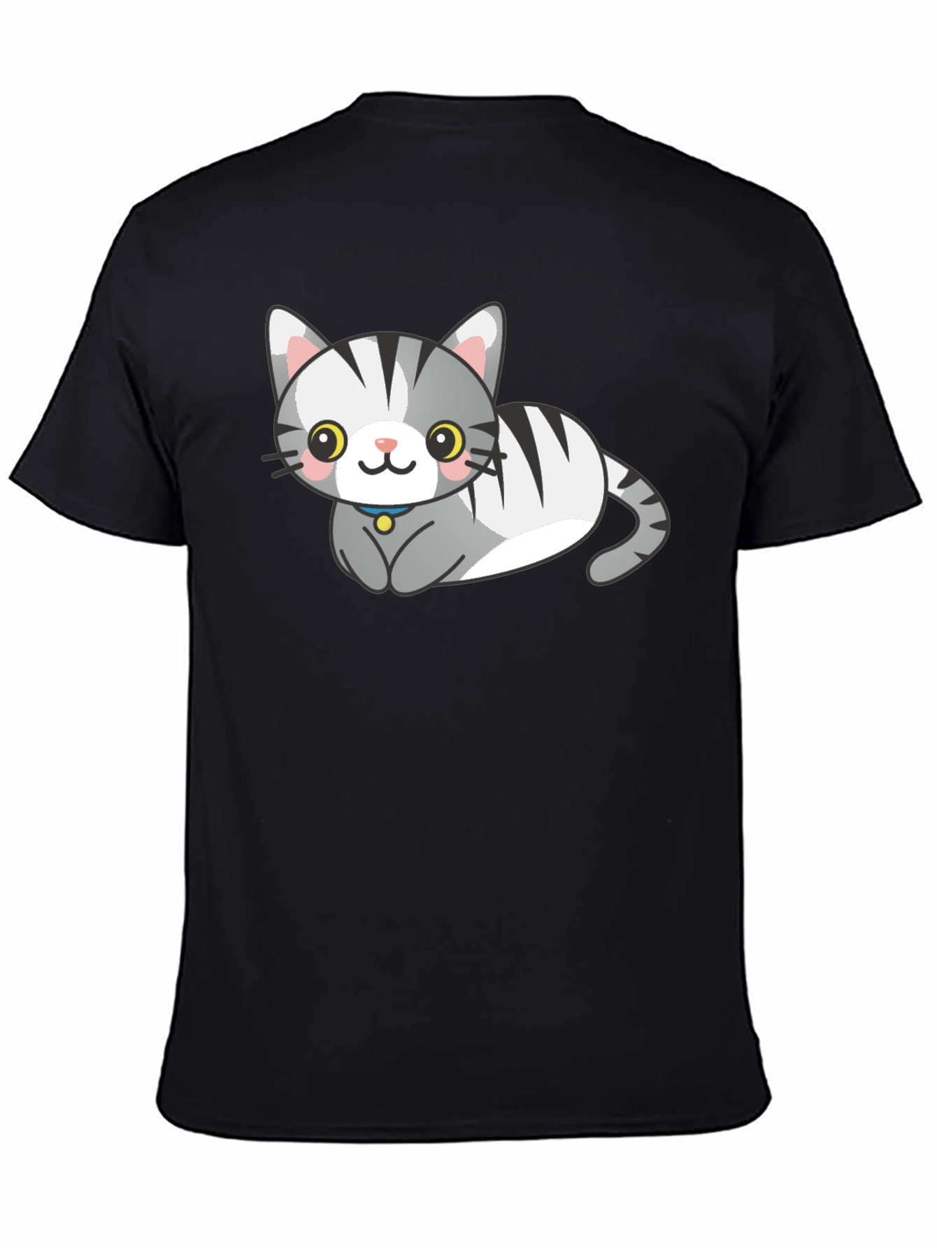 Cute Cartoon Cat Graphic Tee