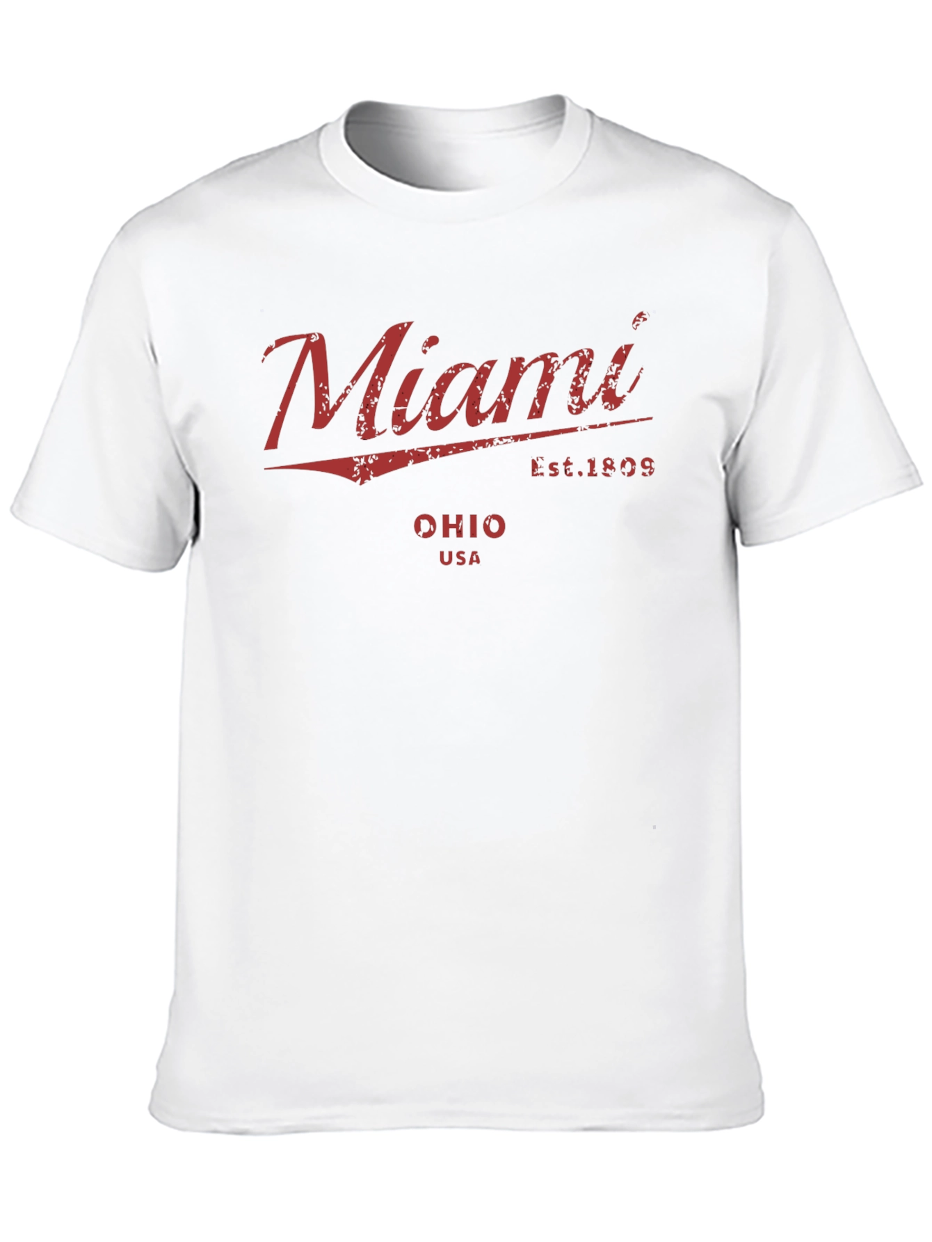 Miami Ohio USA Black T-Shirt