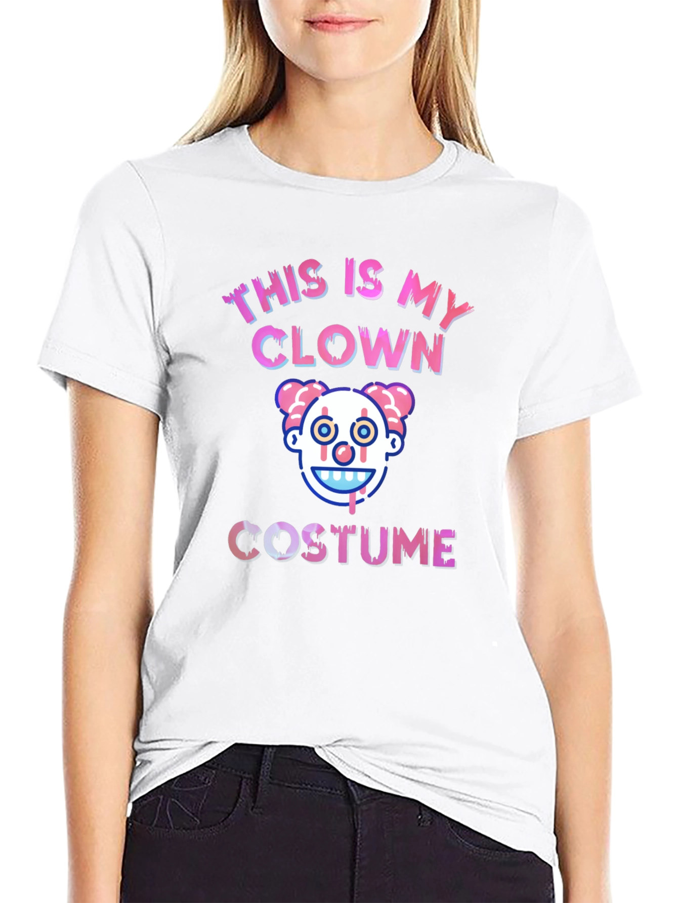 This Is My Clown Costume Graphic Tee