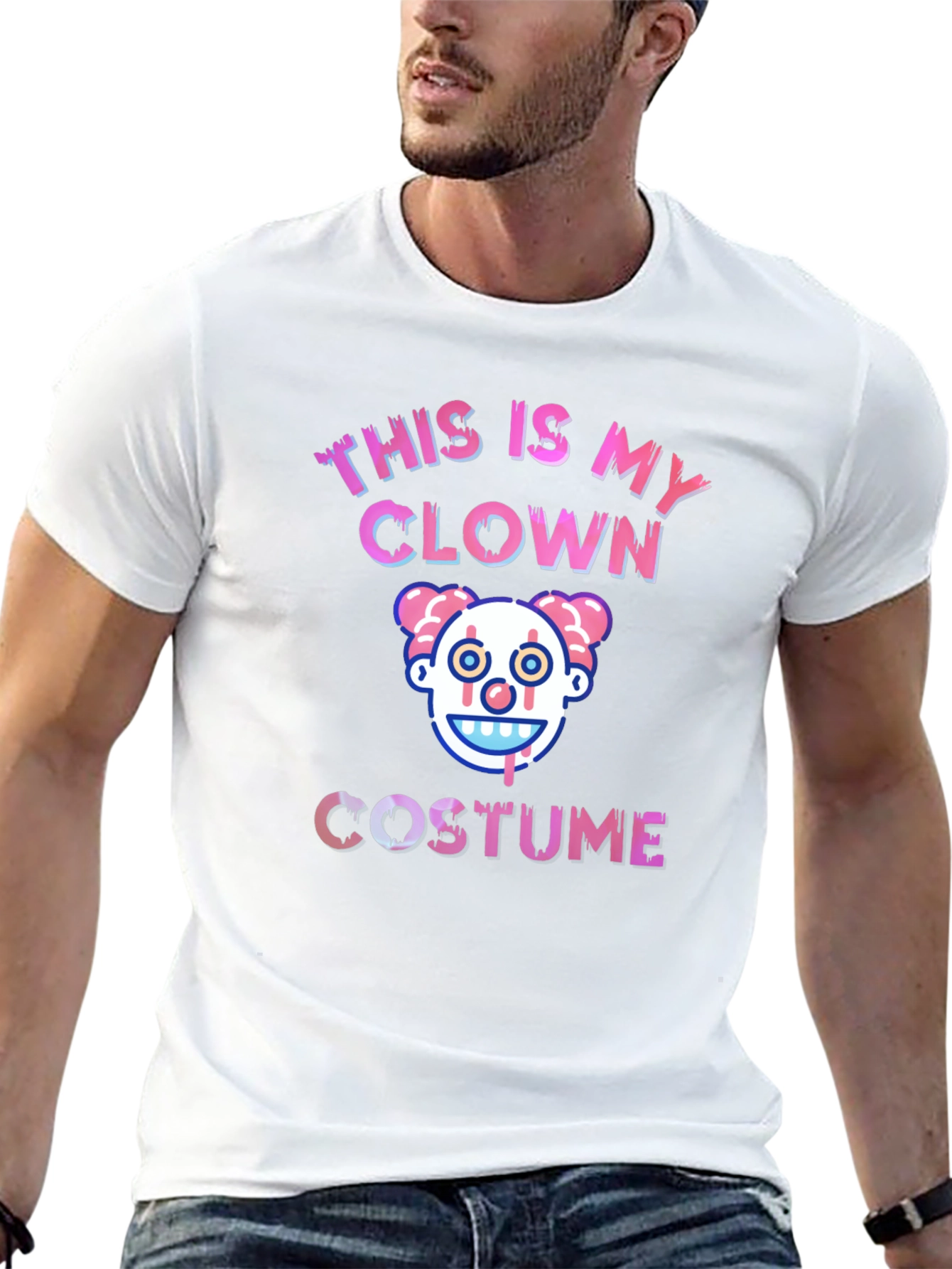 This Is My Clown Costume Graphic Tee
