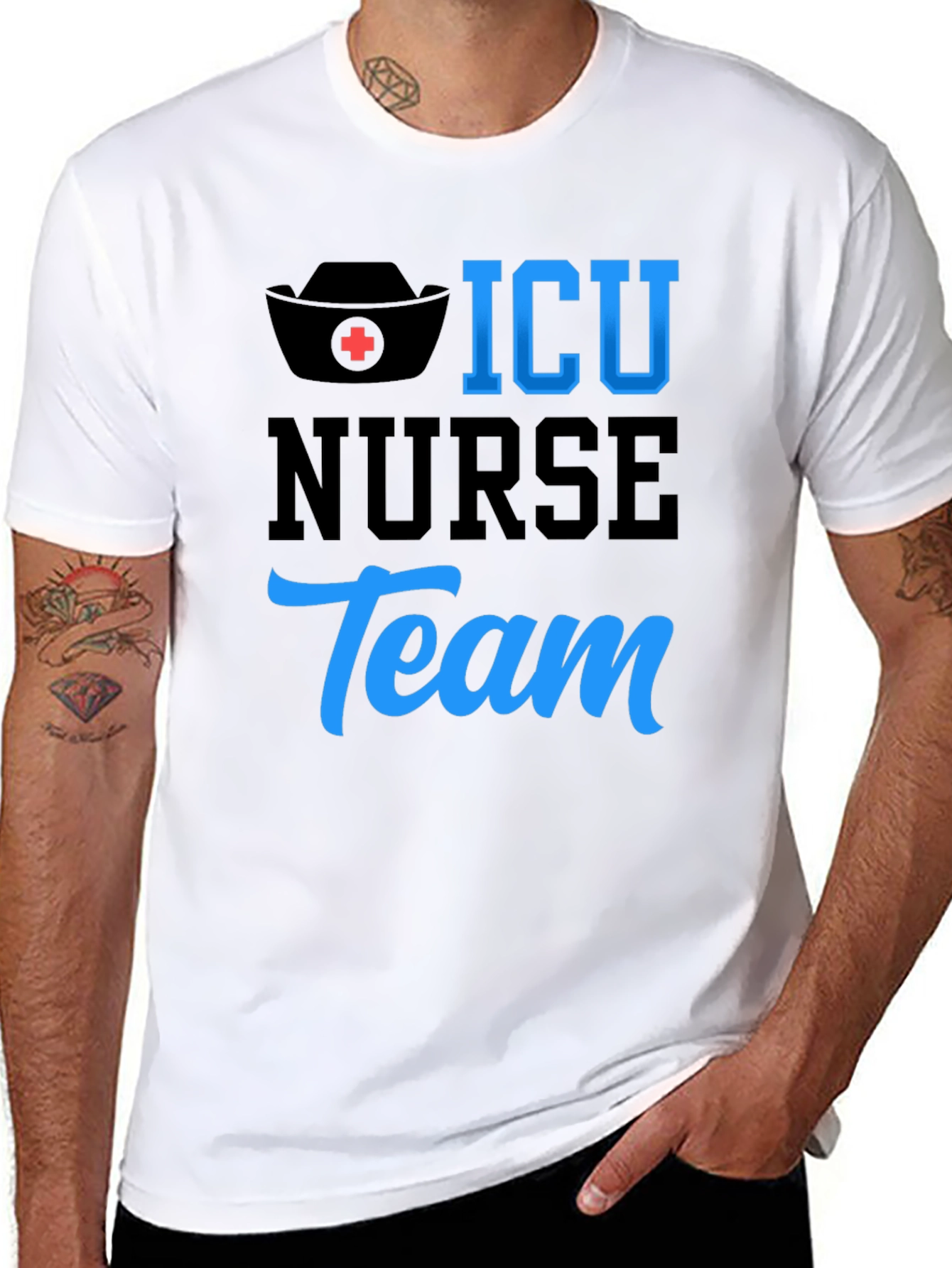 ICU Nurse Team T-Shirt - Medical Staff Appreciation