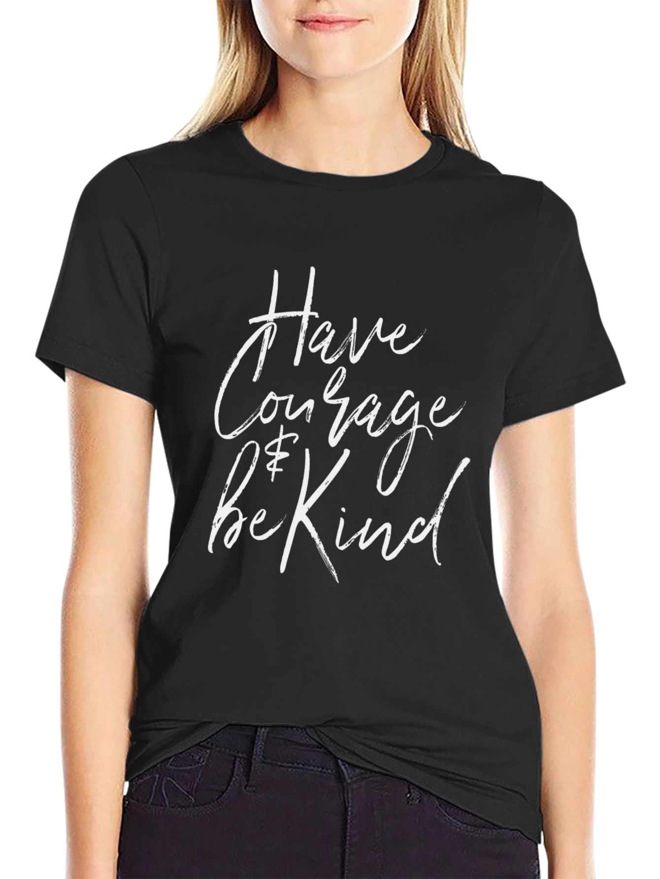 Courage and Kindness Black T-Shirt