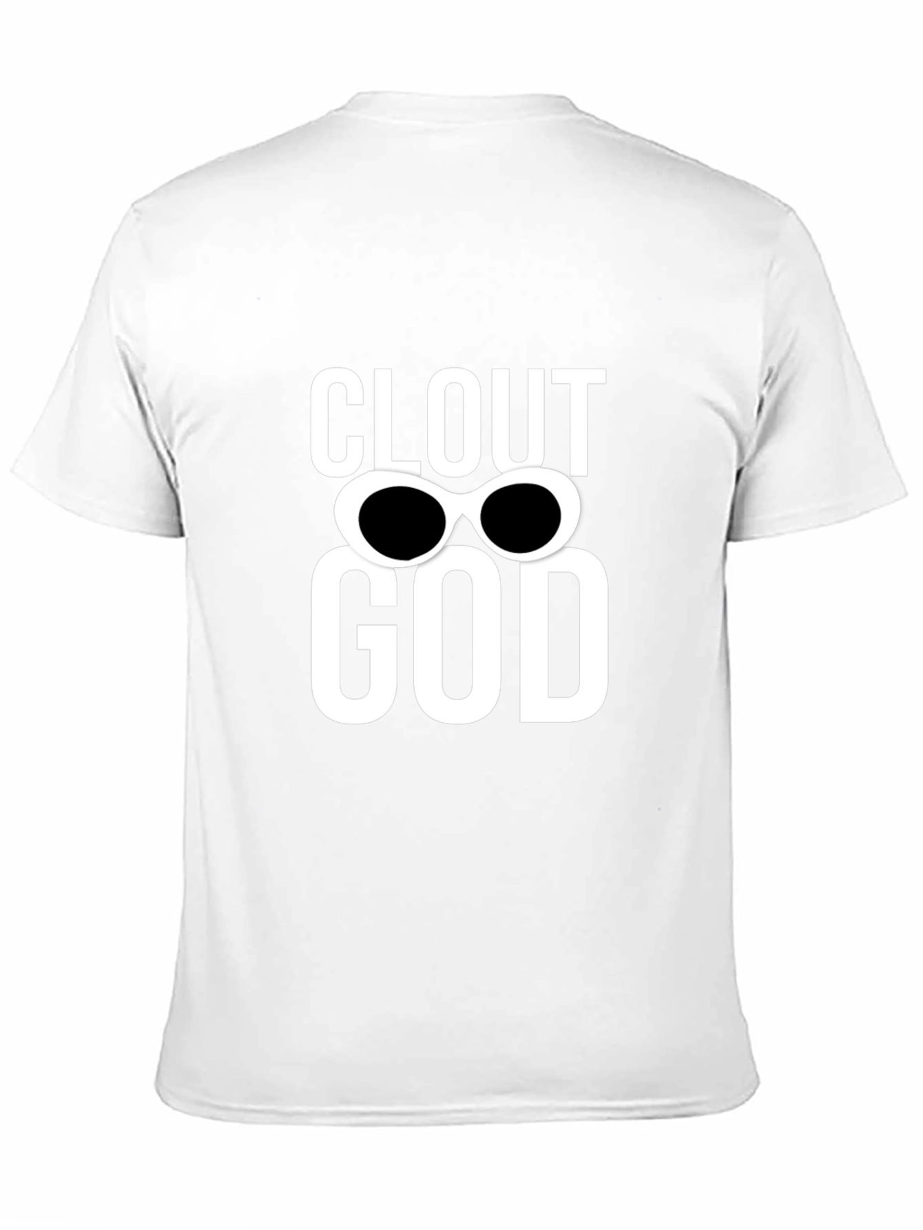 Clout God Graphic Tee - Trendy Black Cotton T-Shirt