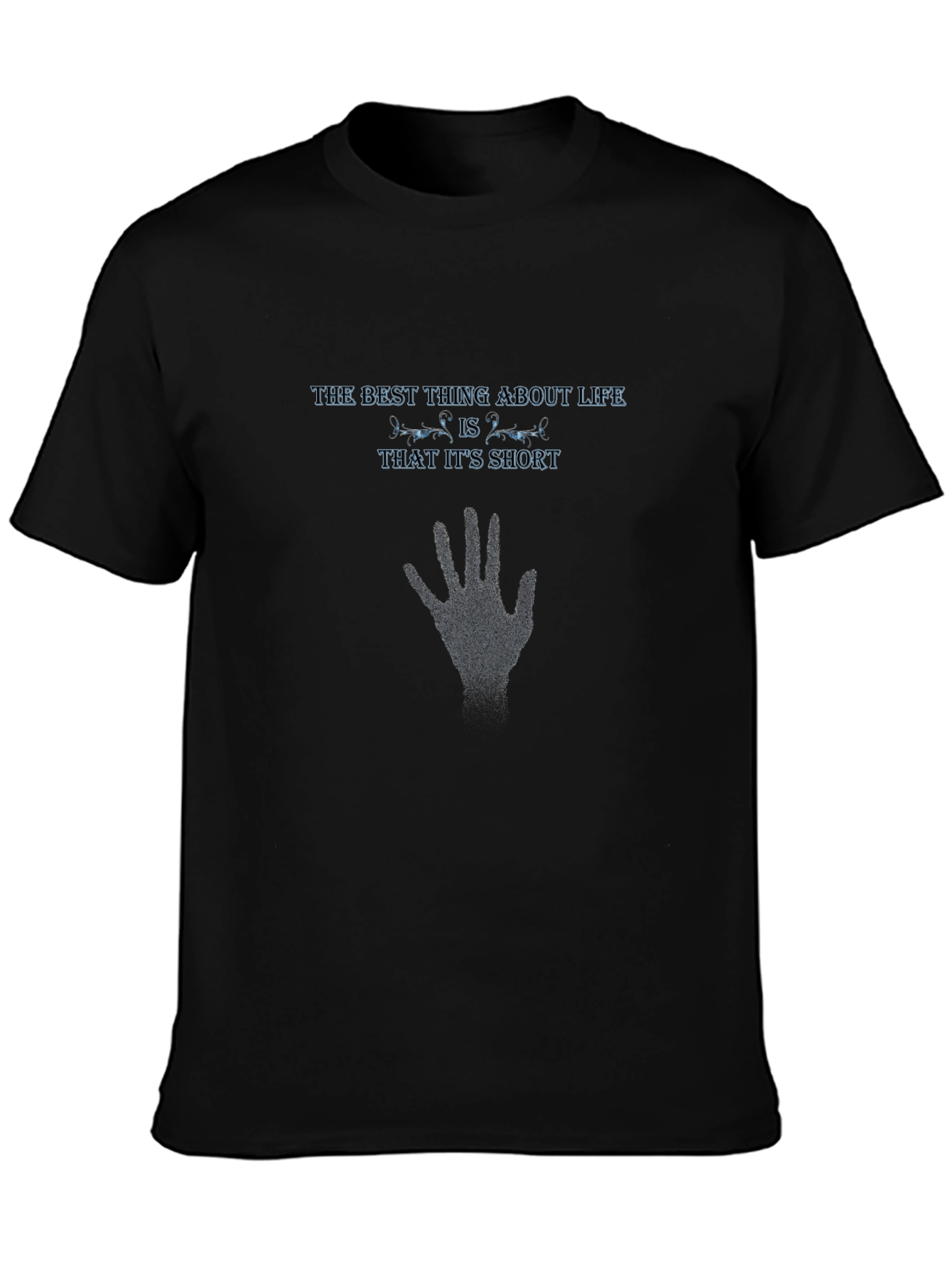 Life is Short Graphic Tee - Black