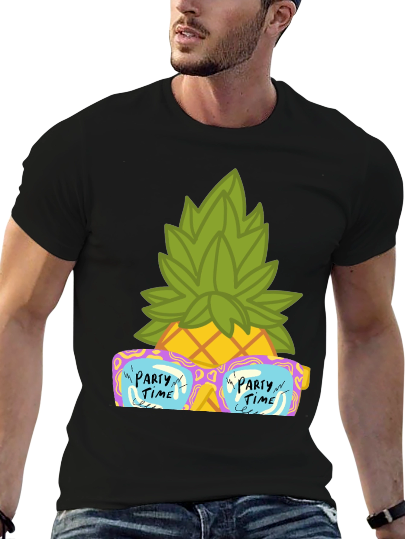 Party Time Pineapple Graphic Tee