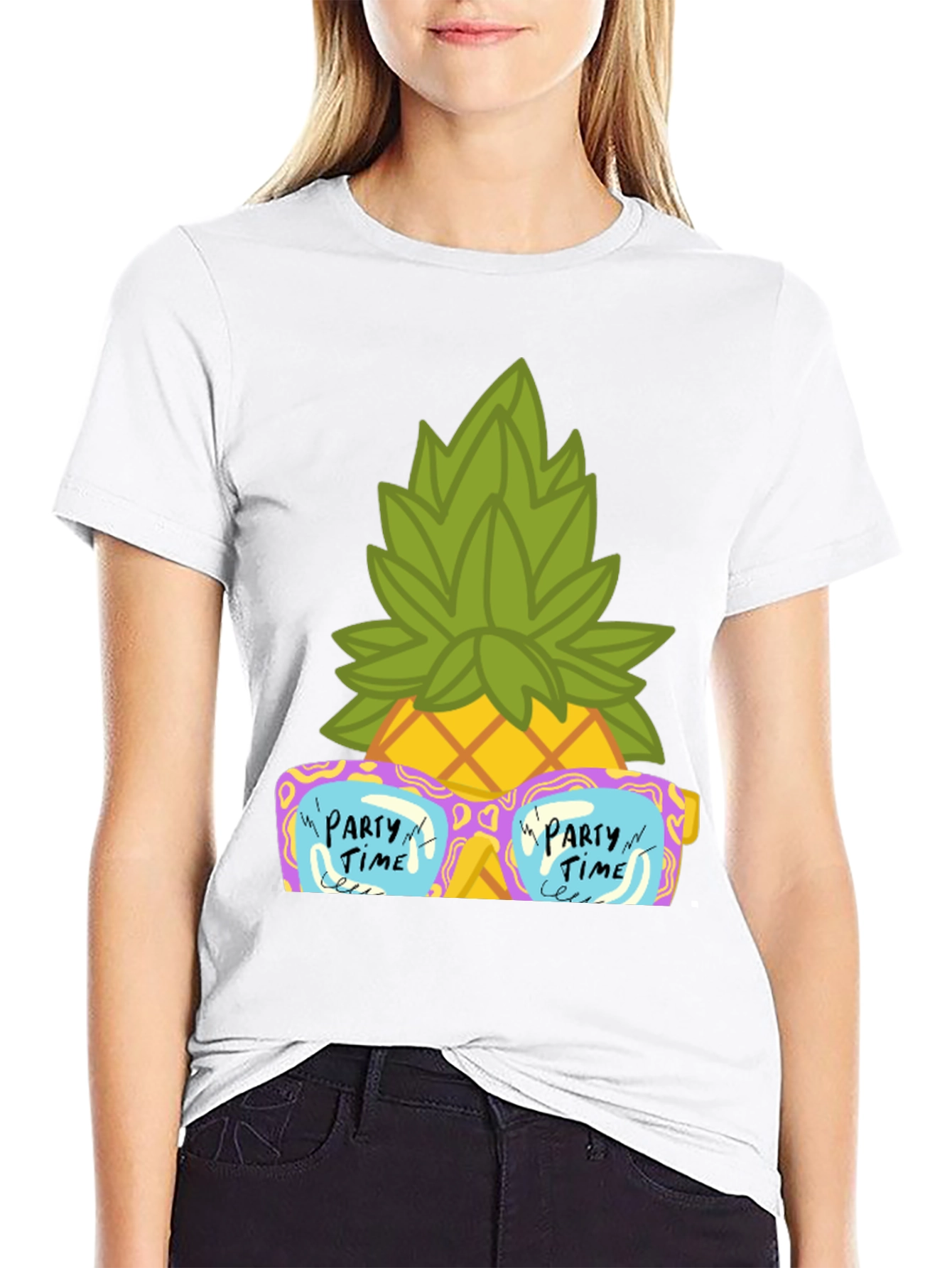 Party Time Pineapple Graphic Tee