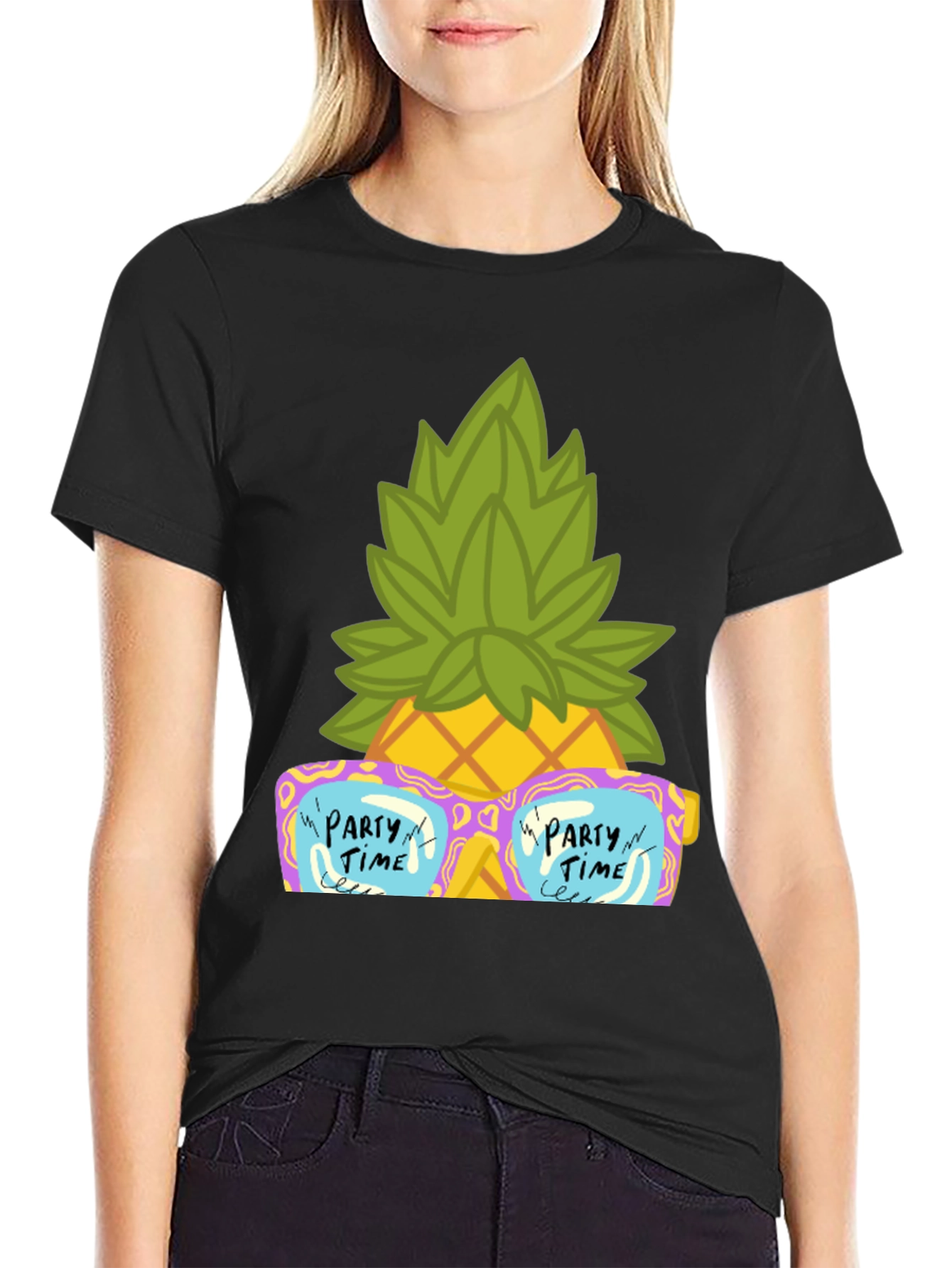 Party Time Pineapple Graphic Tee