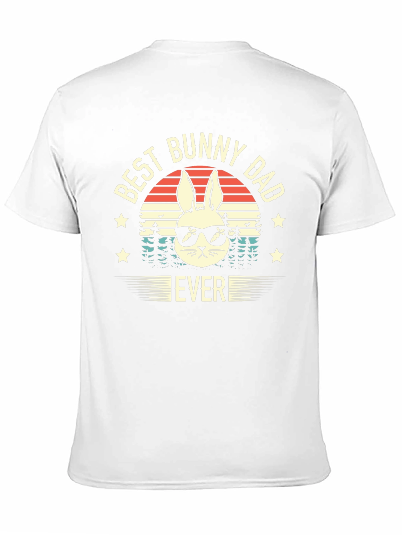 Best Bunny Dad Ever Graphic T-Shirt