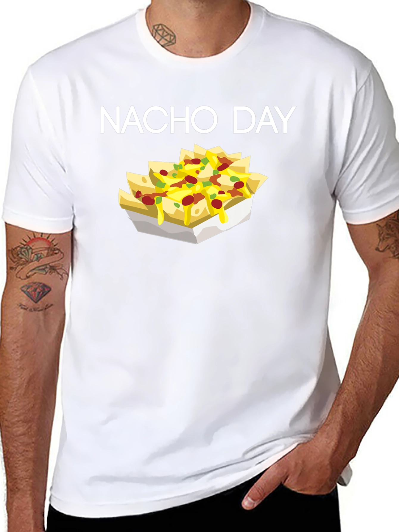Nacho Day Graphic Tee - Black T-Shirt