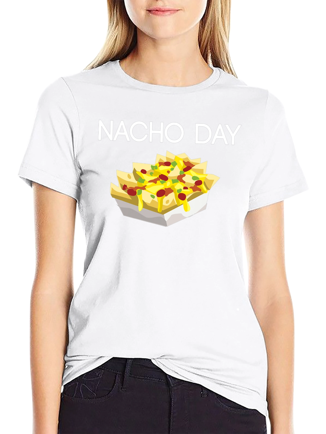 Nacho Day Graphic Tee - Black T-Shirt