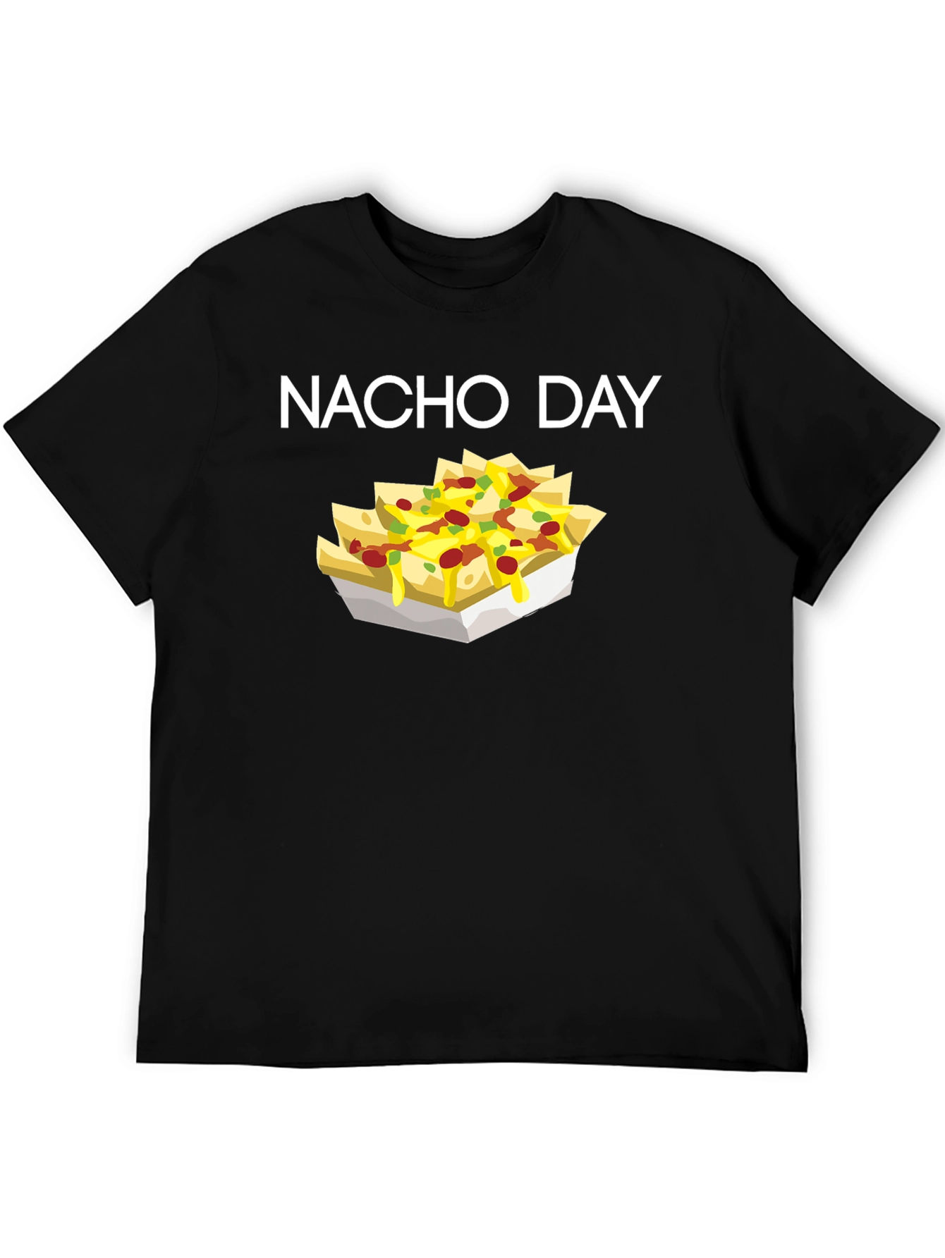Nacho Day Graphic Tee - Black T-Shirt
