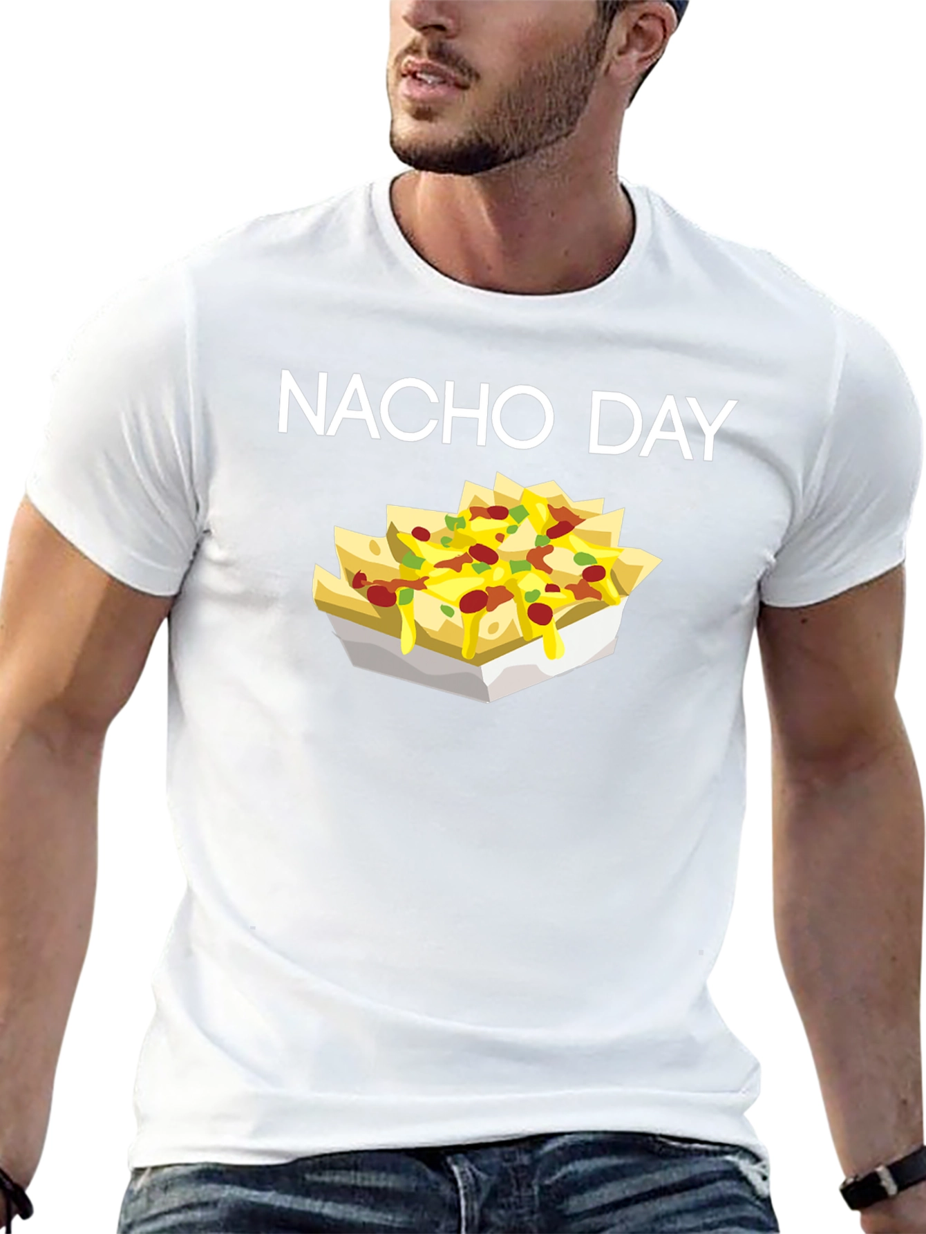 Nacho Day Graphic Tee - Black T-Shirt