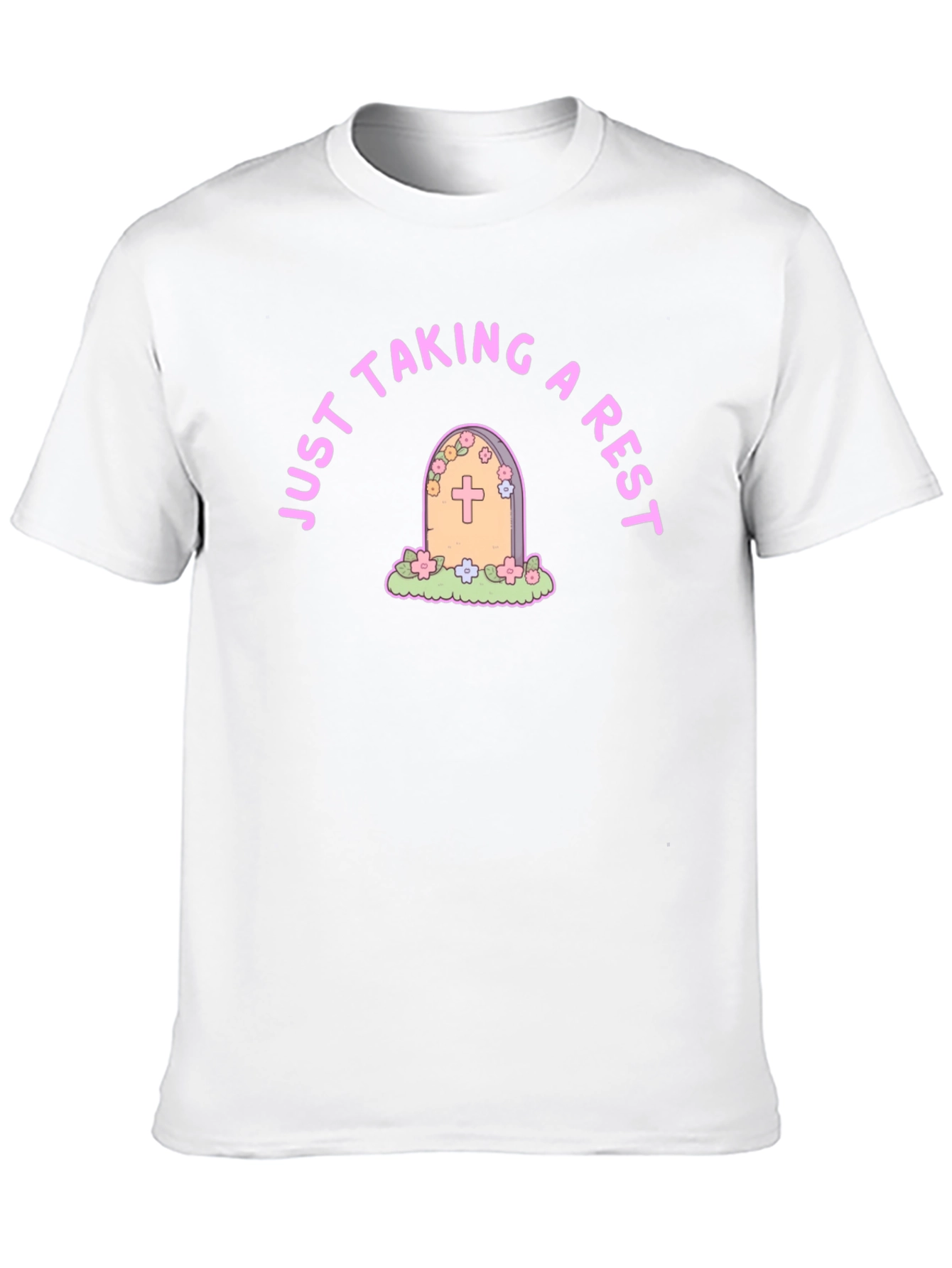 Just Taking a Rest T-Shirt Tombstone Design