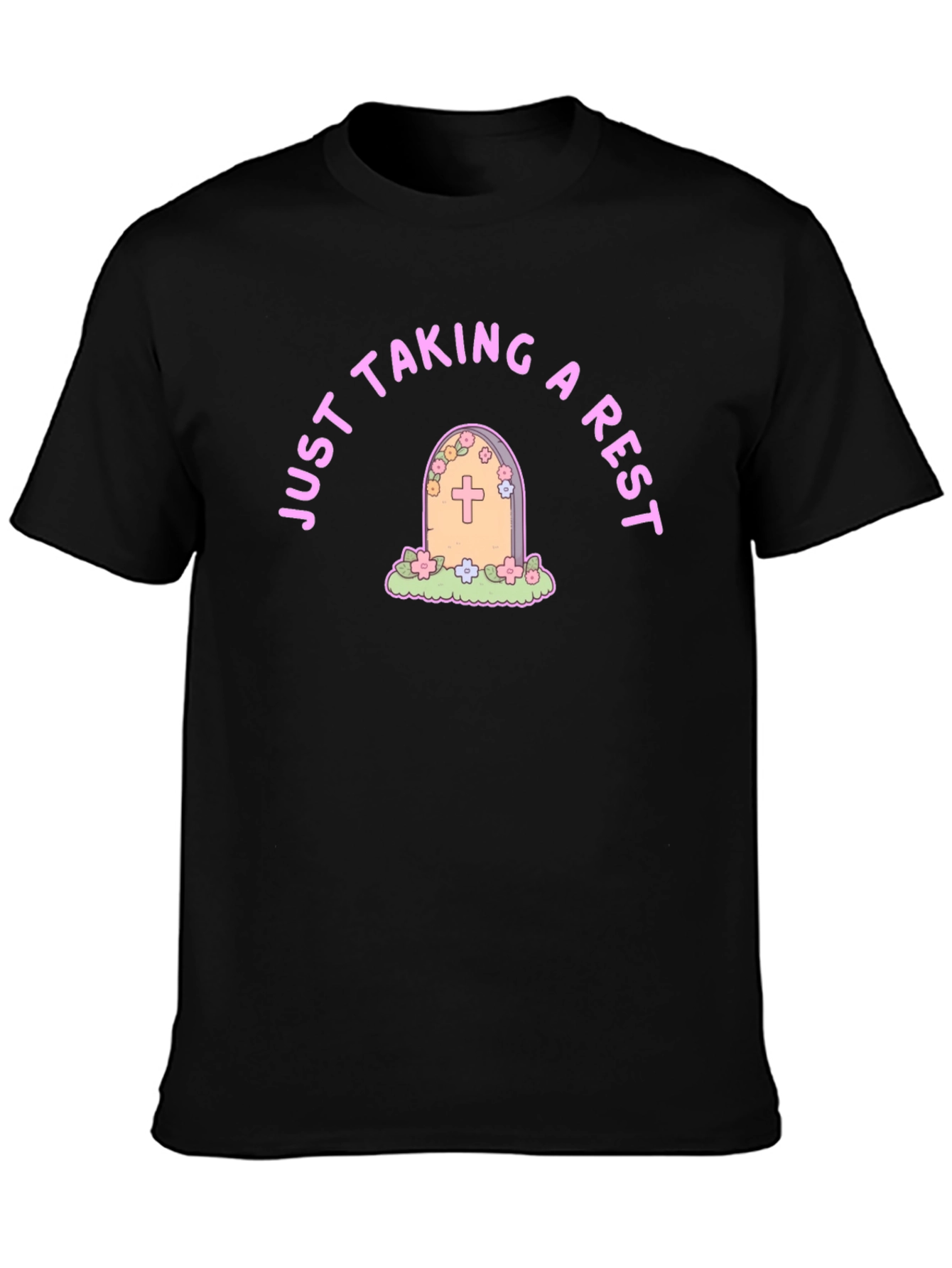 Just Taking a Rest T-Shirt Tombstone Design