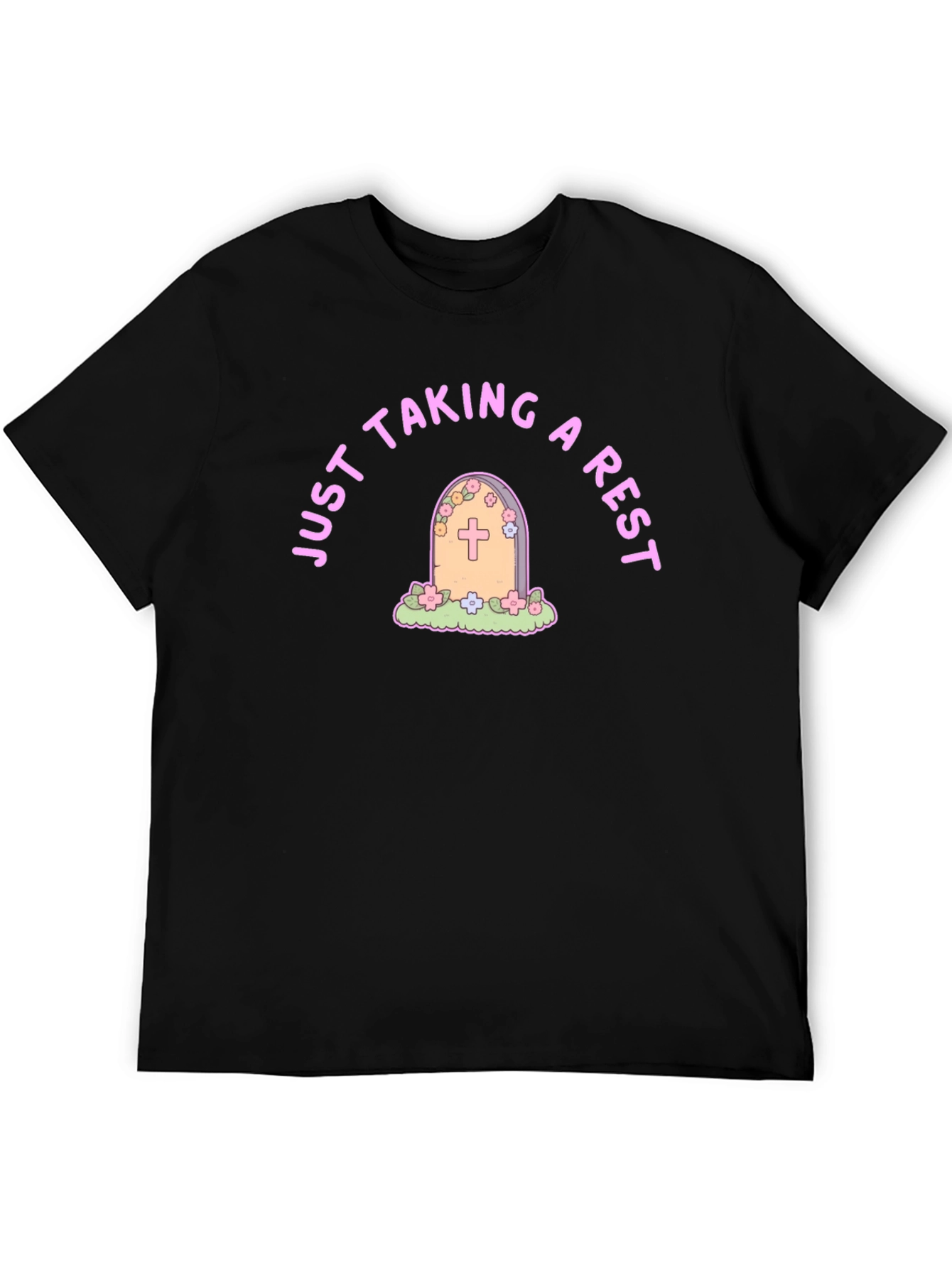 Just Taking a Rest T-Shirt Tombstone Design