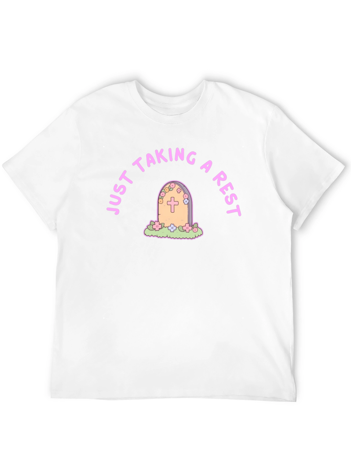 Just Taking a Rest T-Shirt Tombstone Design