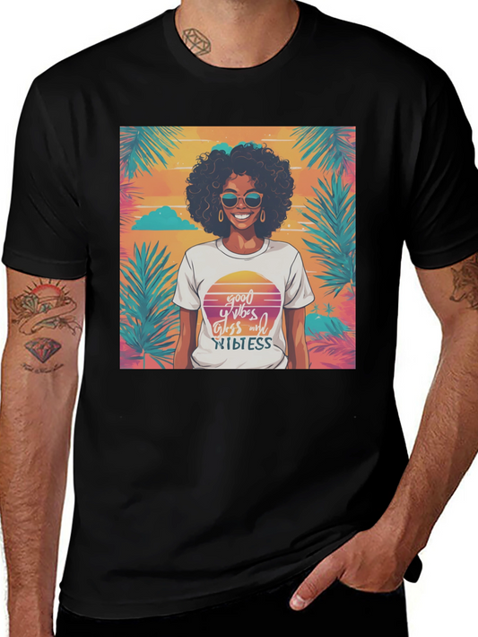 Good Vibes Graphic Tee - Stylish Casual Wear