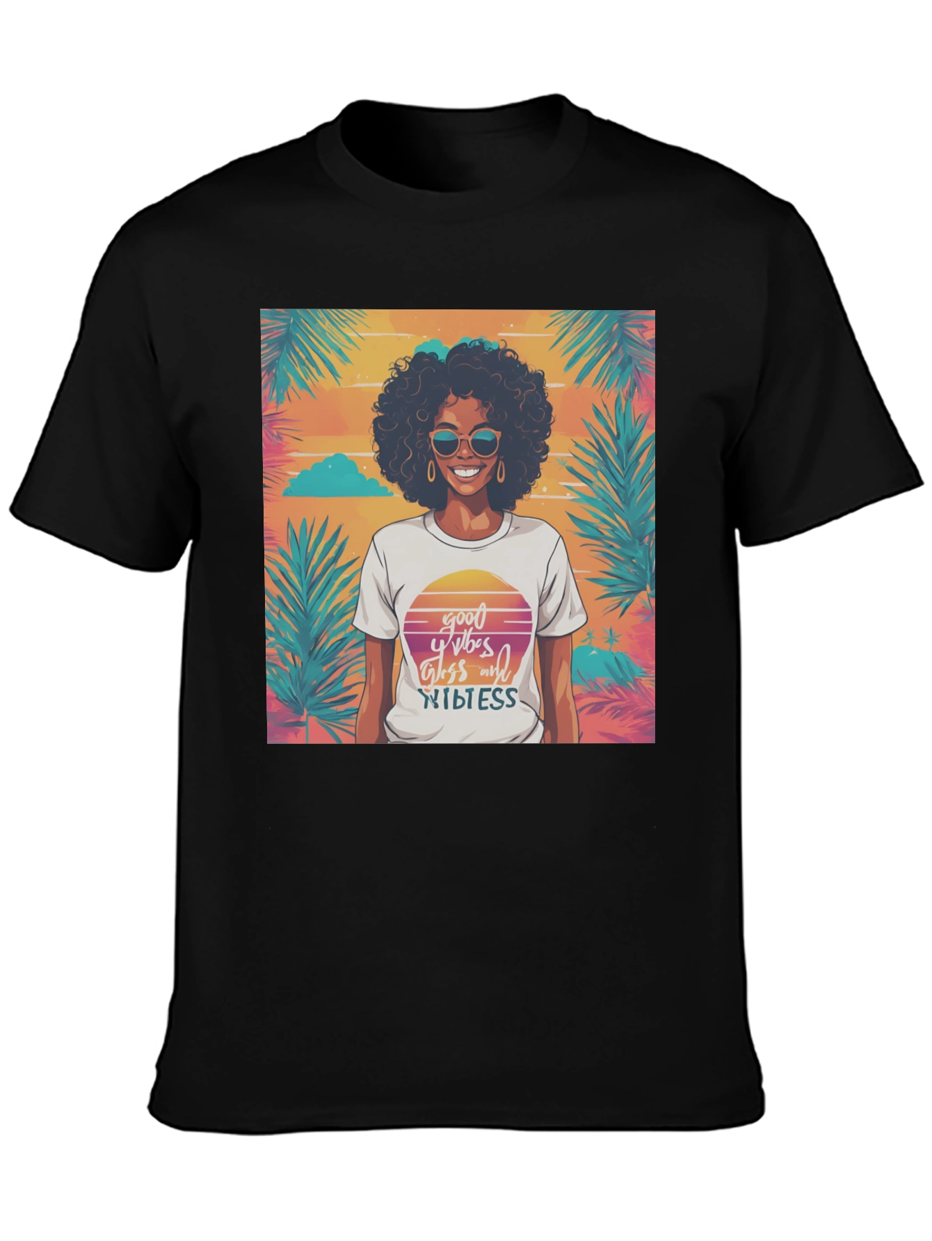 Good Vibes Graphic Tee - Stylish Casual Wear
