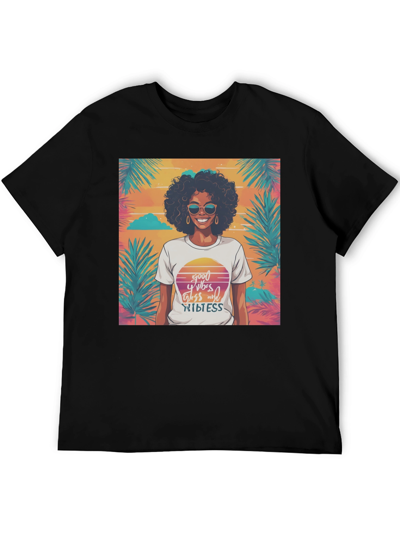Good Vibes Graphic Tee - Stylish Casual Wear
