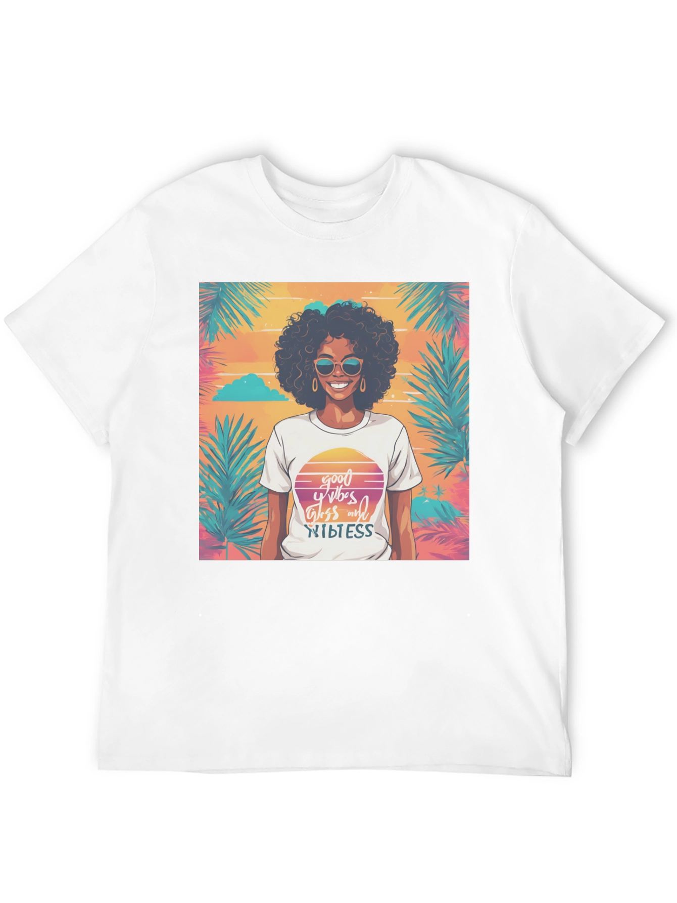 Good Vibes Graphic Tee - Stylish Casual Wear