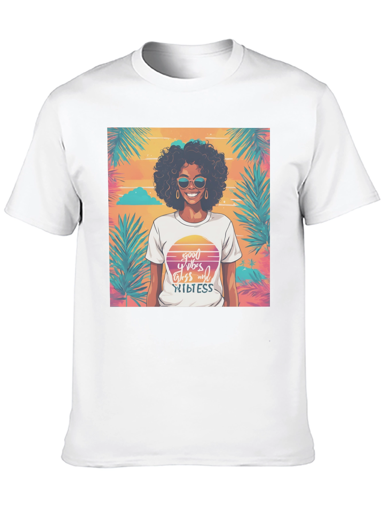 Good Vibes Graphic Tee - Stylish Casual Wear