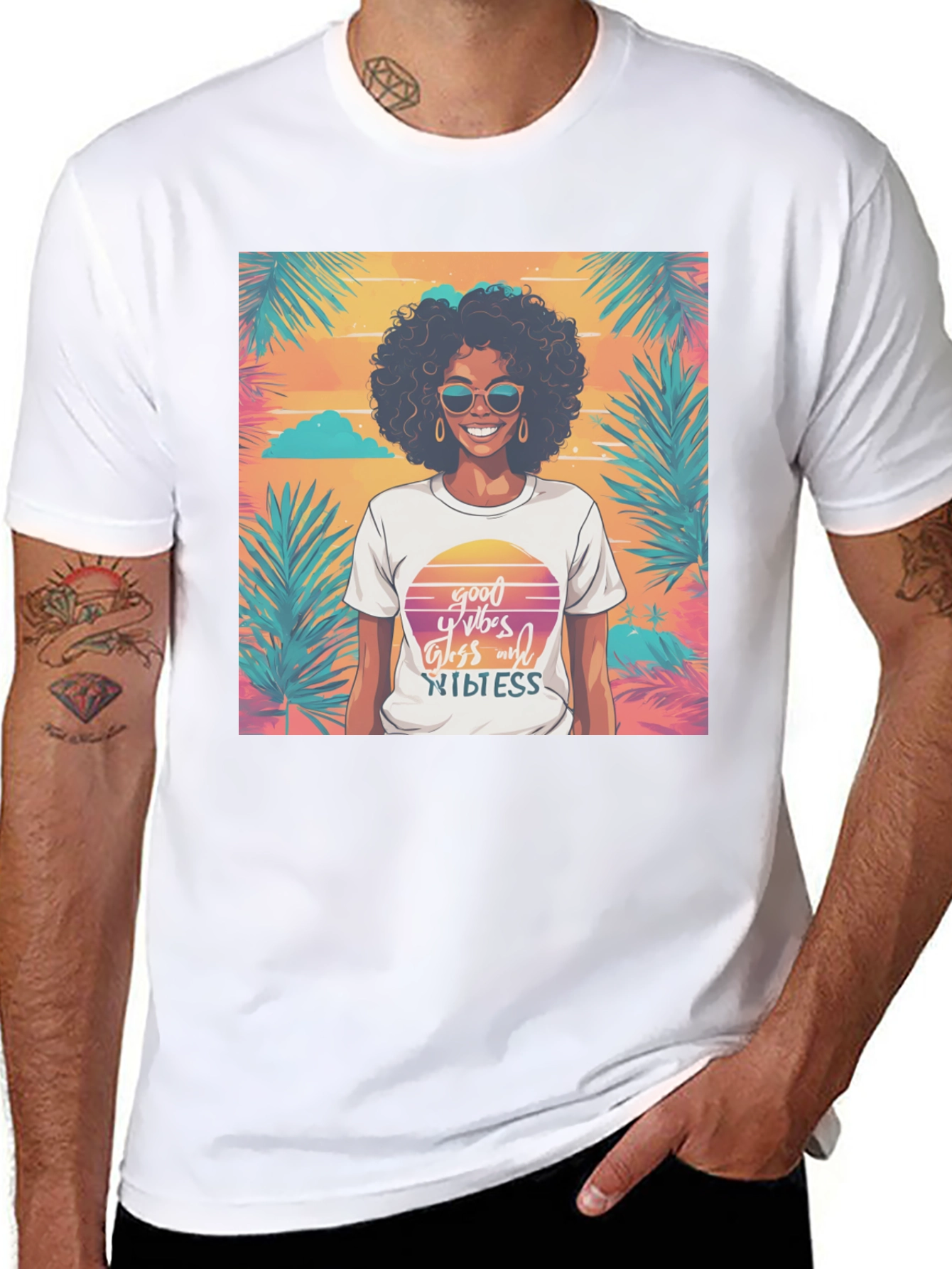 Good Vibes Graphic Tee - Stylish Casual Wear