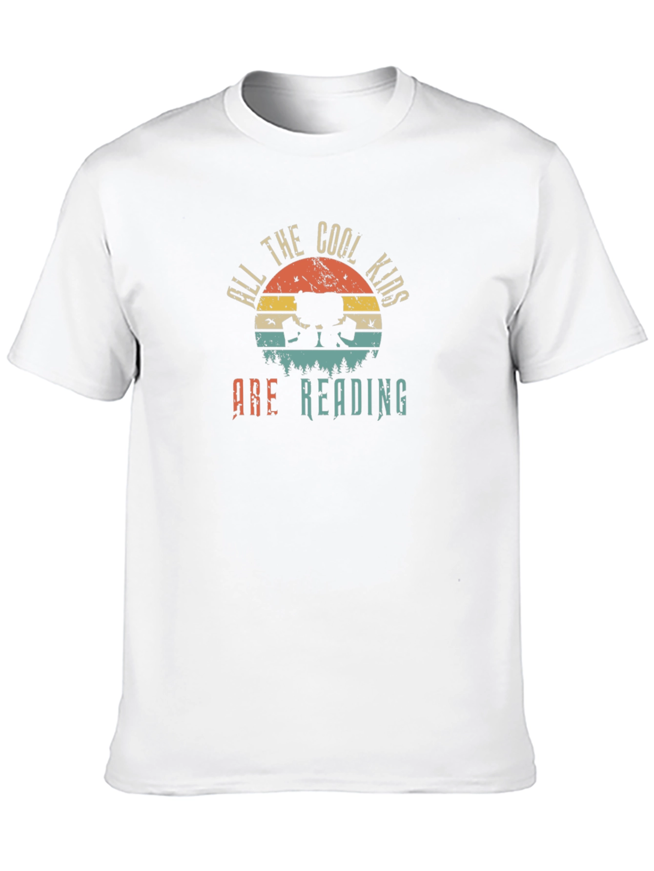 Cool Kids Reading T-Shirt Black Unisex