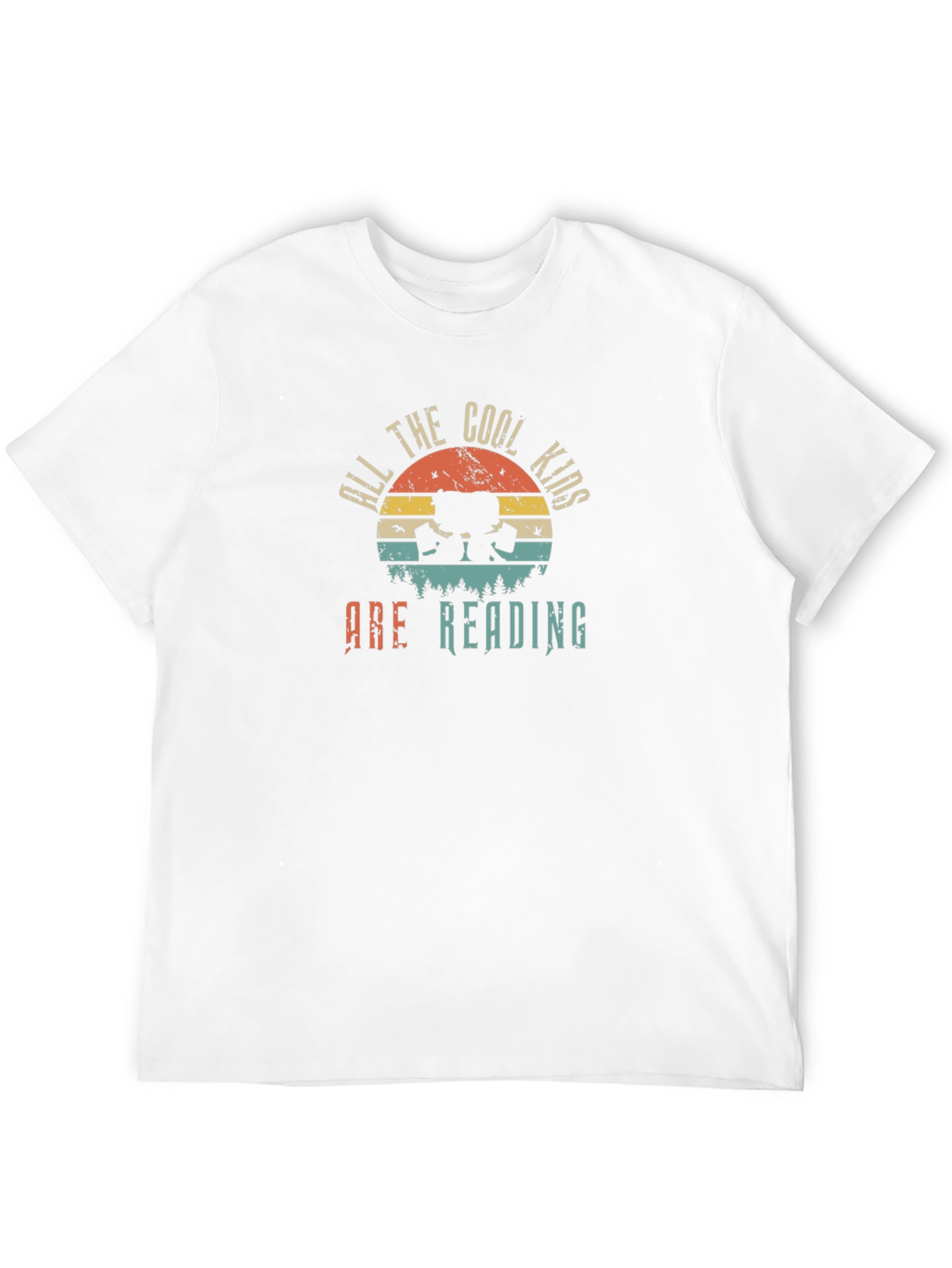 Cool Kids Reading T-Shirt Black Unisex