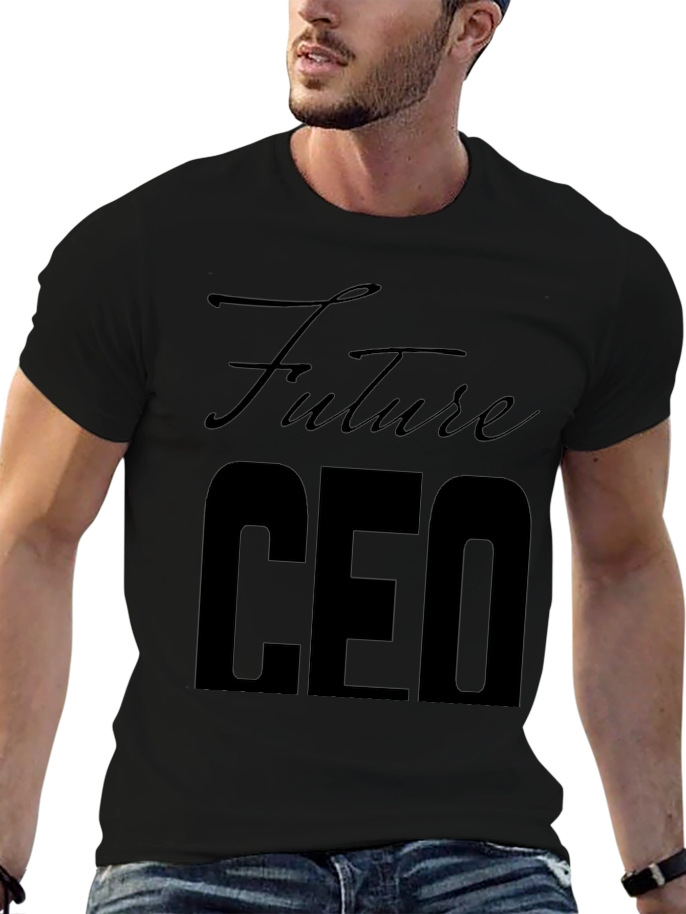 Future CEO Black Graphic T-Shirt