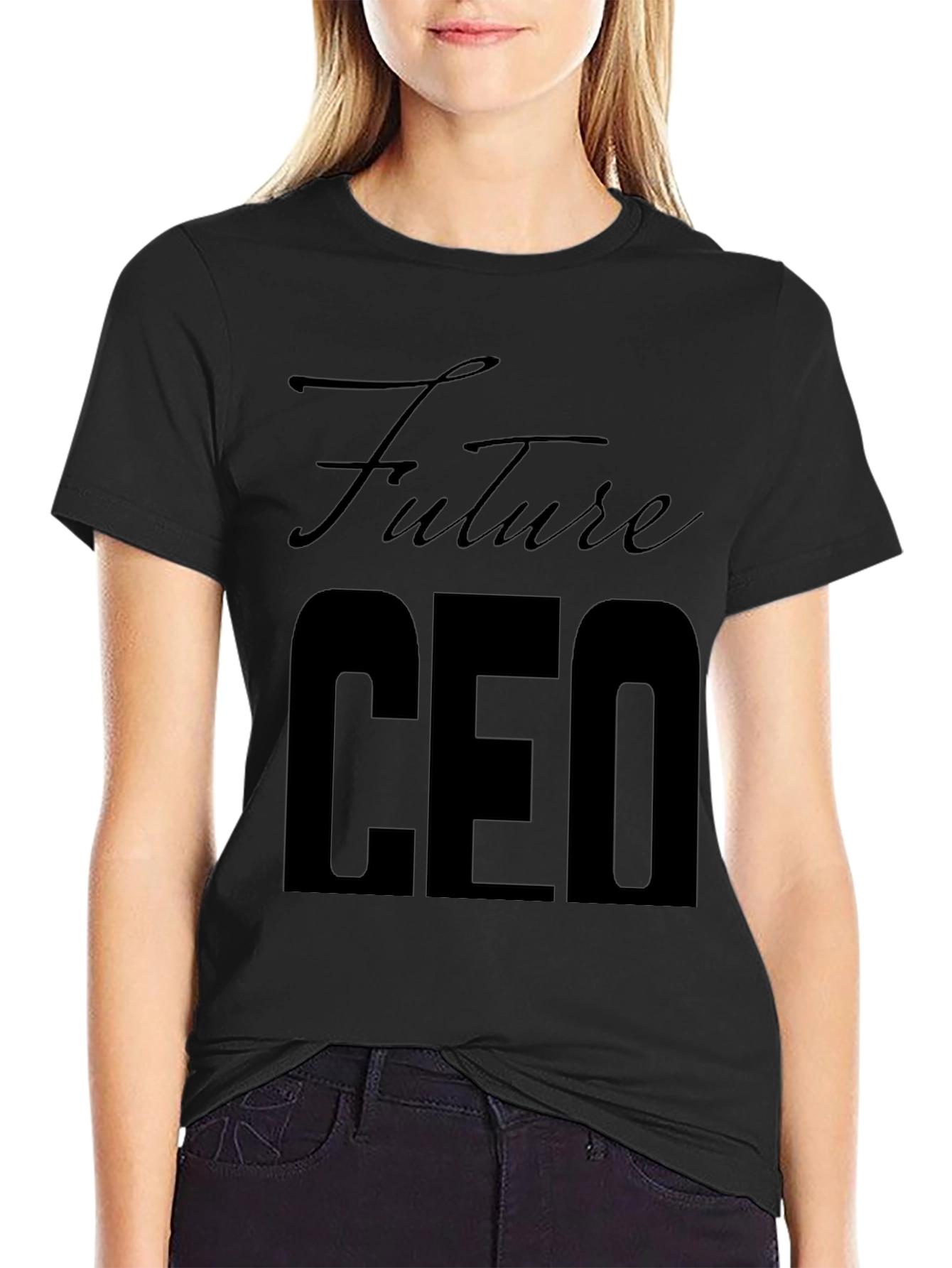 Future CEO Black Graphic T-Shirt