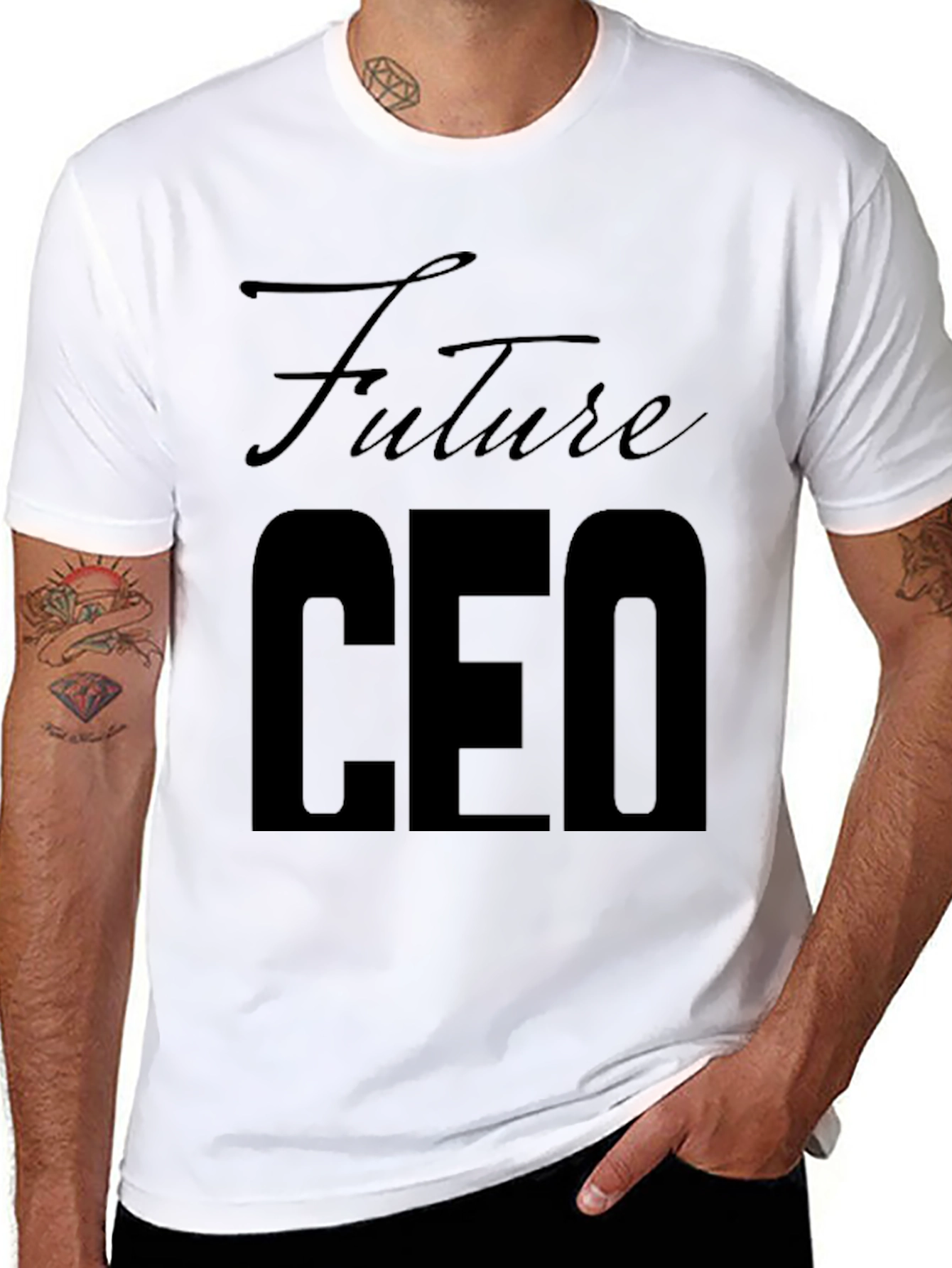 Future CEO Black Graphic T-Shirt