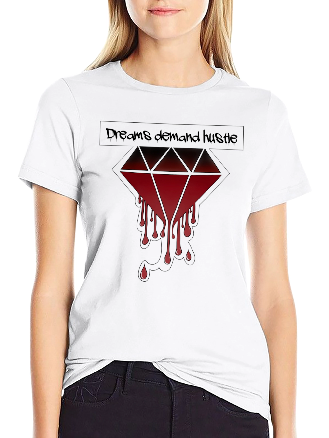 Dreams Demand Hustle Graphic Tee