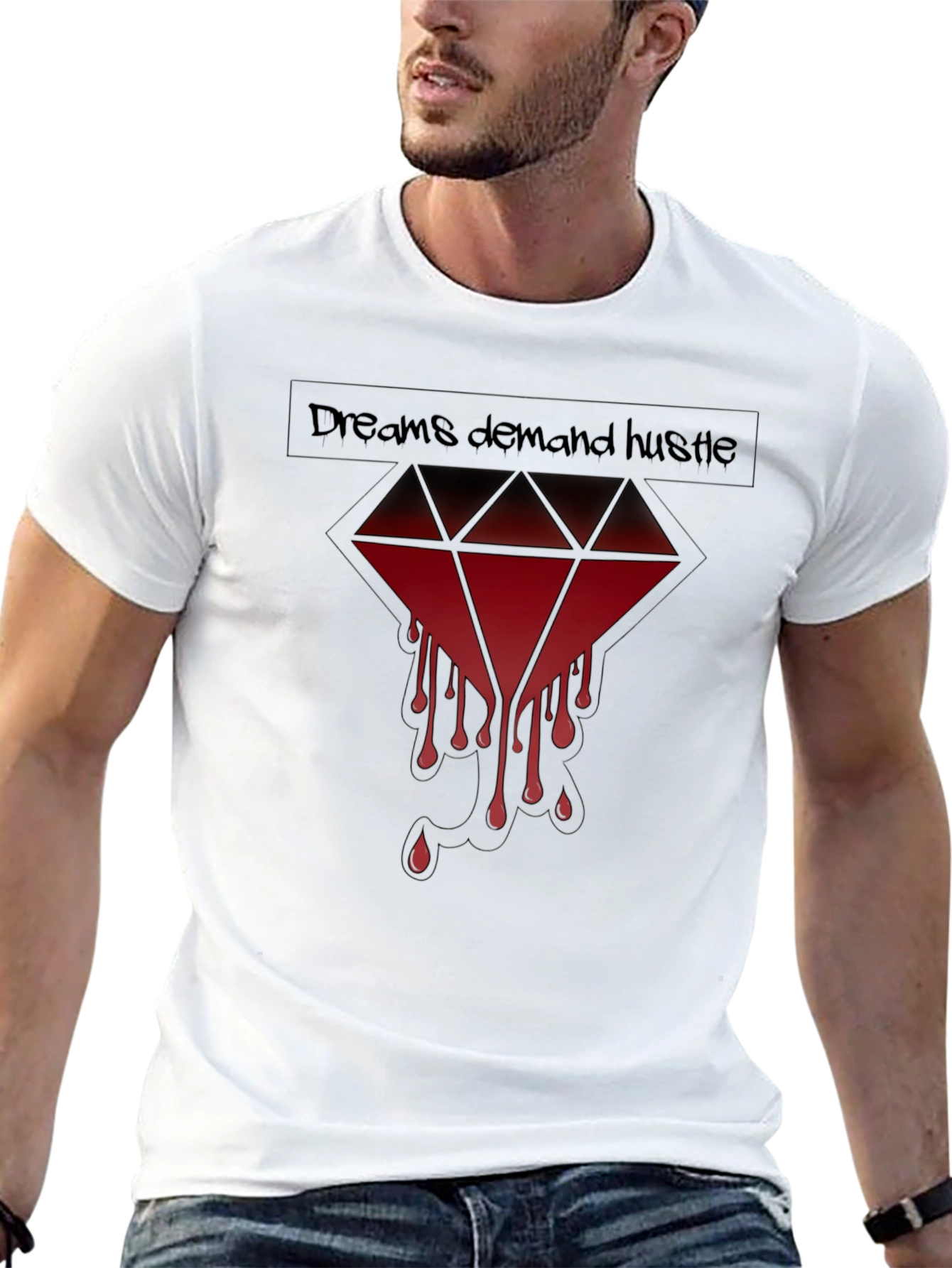 Dreams Demand Hustle Graphic Tee