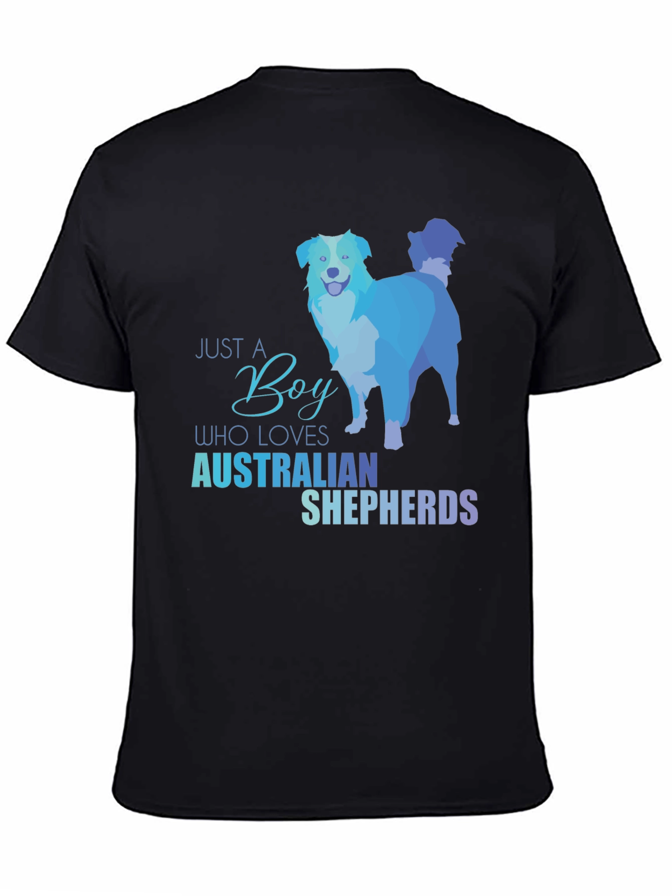 Just A Boy Who Loves Australian Shepherds T-Shirt