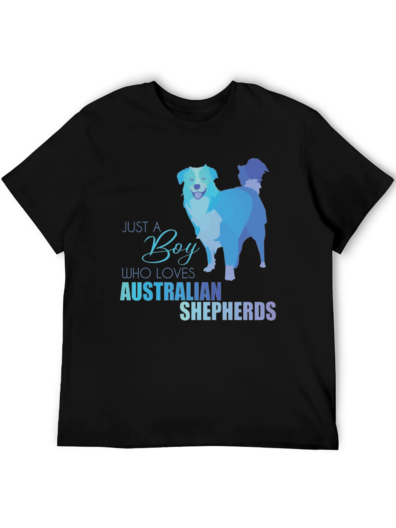 Just A Boy Who Loves Australian Shepherds T-Shirt