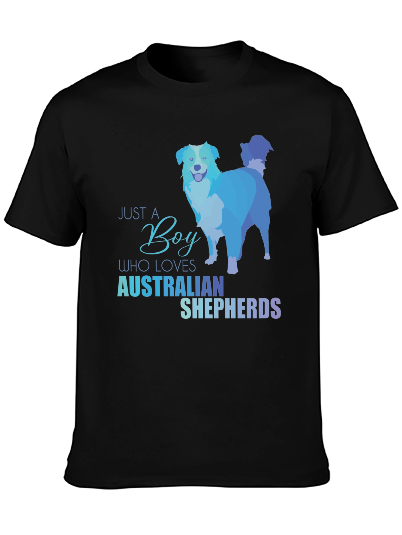 Just A Boy Who Loves Australian Shepherds T-Shirt