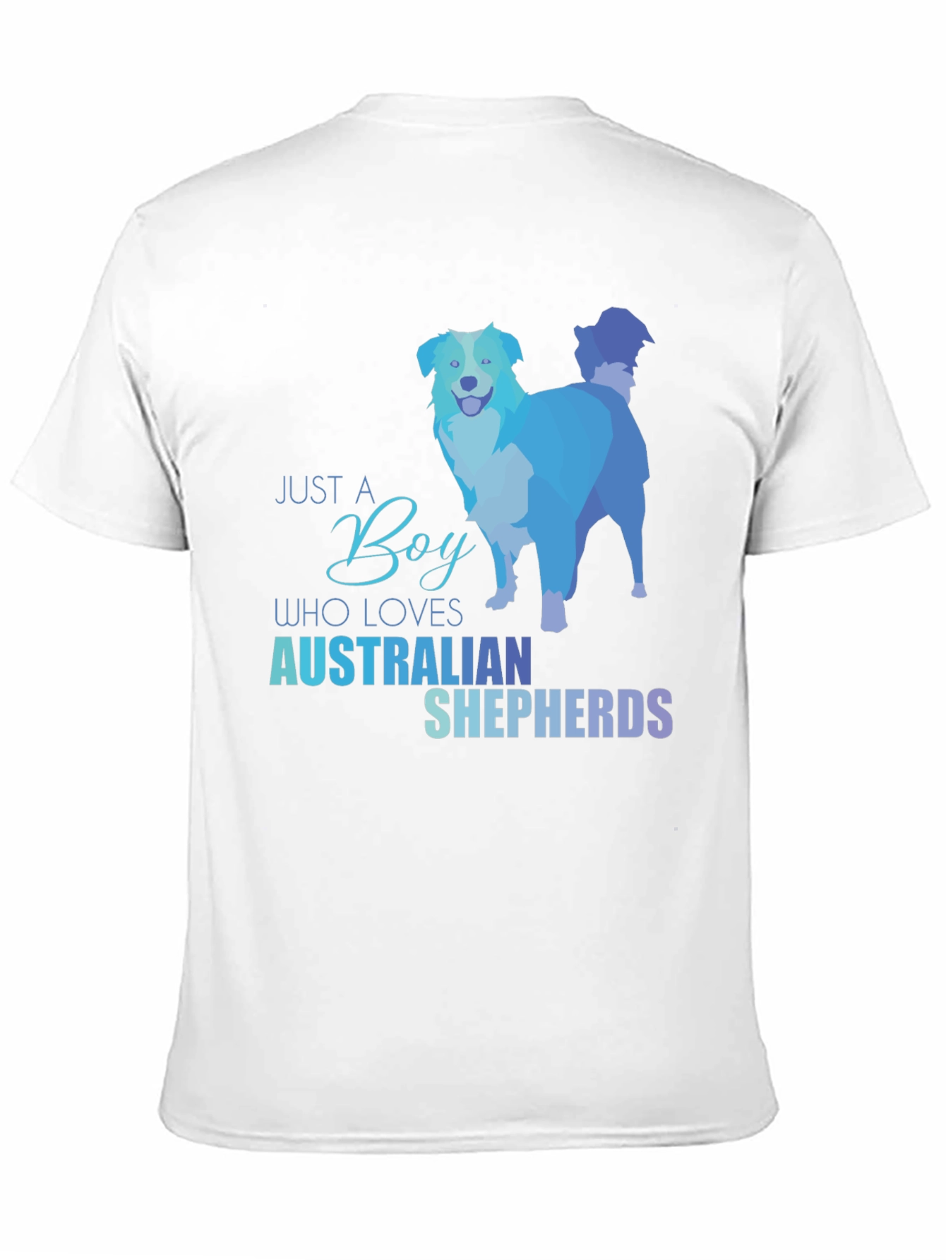 Just A Boy Who Loves Australian Shepherds T-Shirt