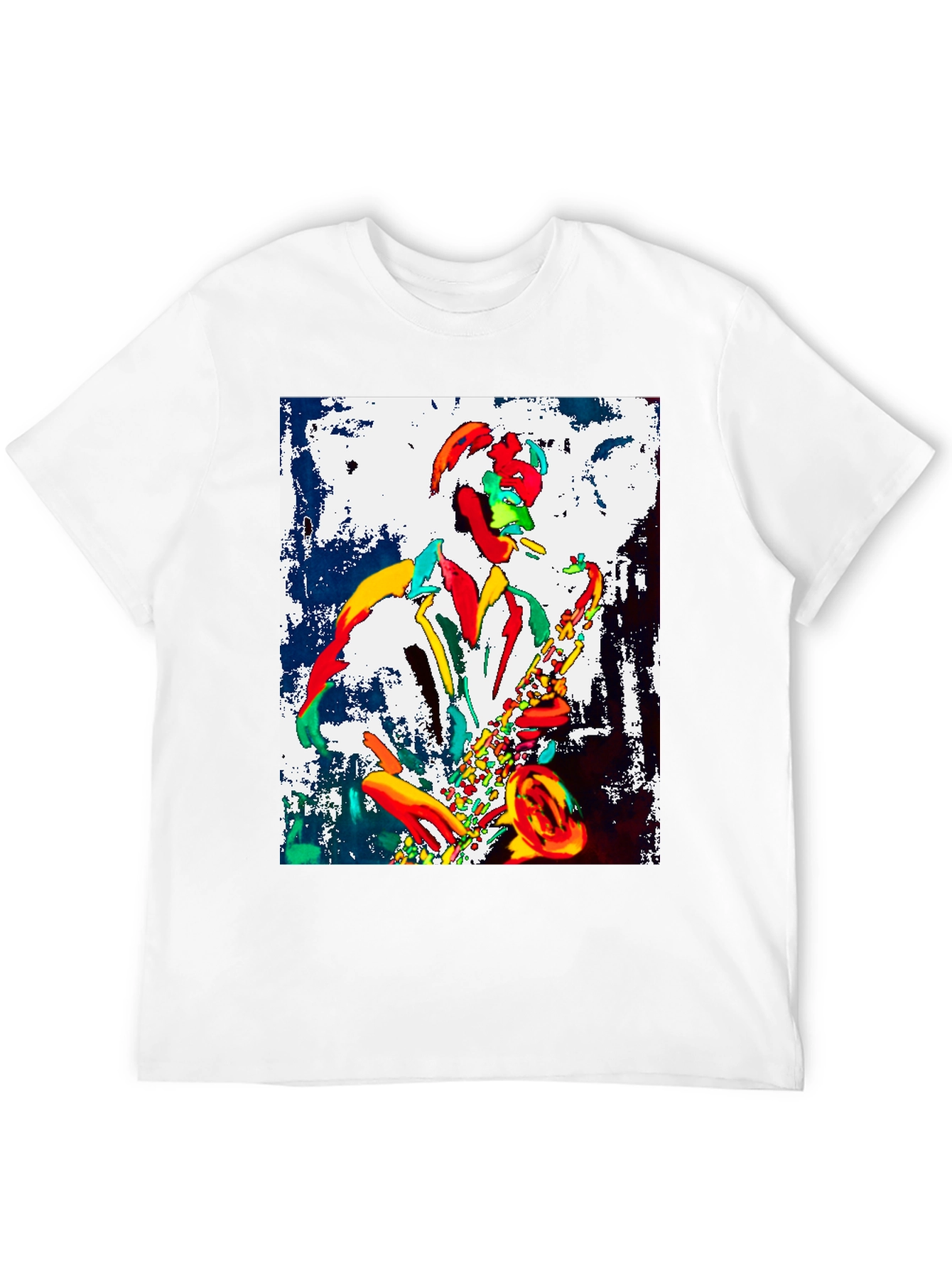 Jazz Musician Graphic Tee - Cool Saxophone Player Design